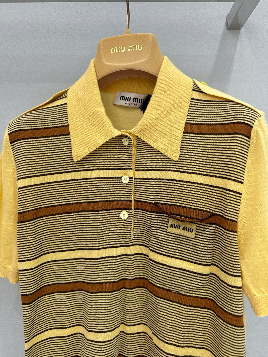 MIU M POLO SHIRT
