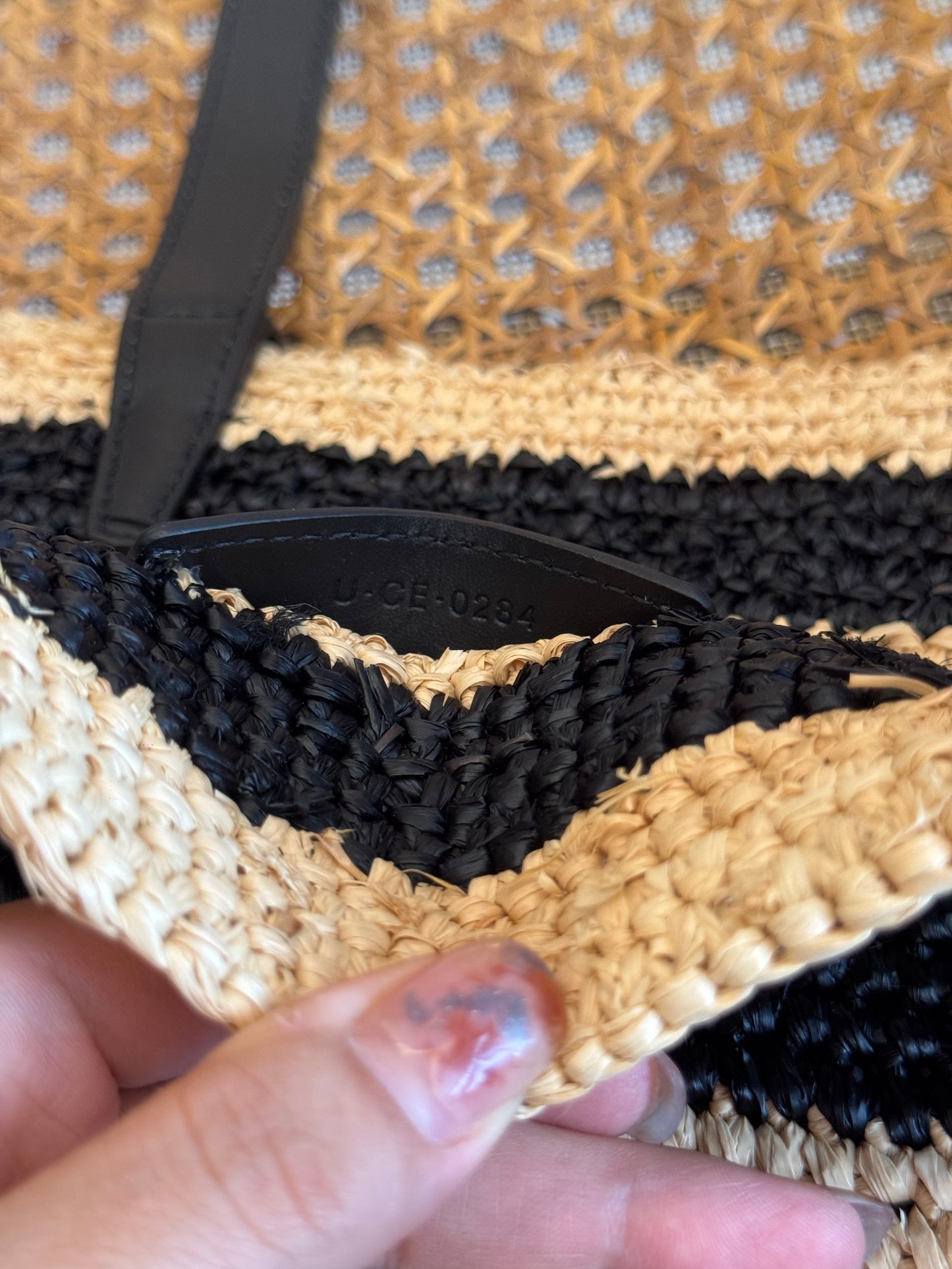 CEL STRIPED COUFFIN PANIER BAG