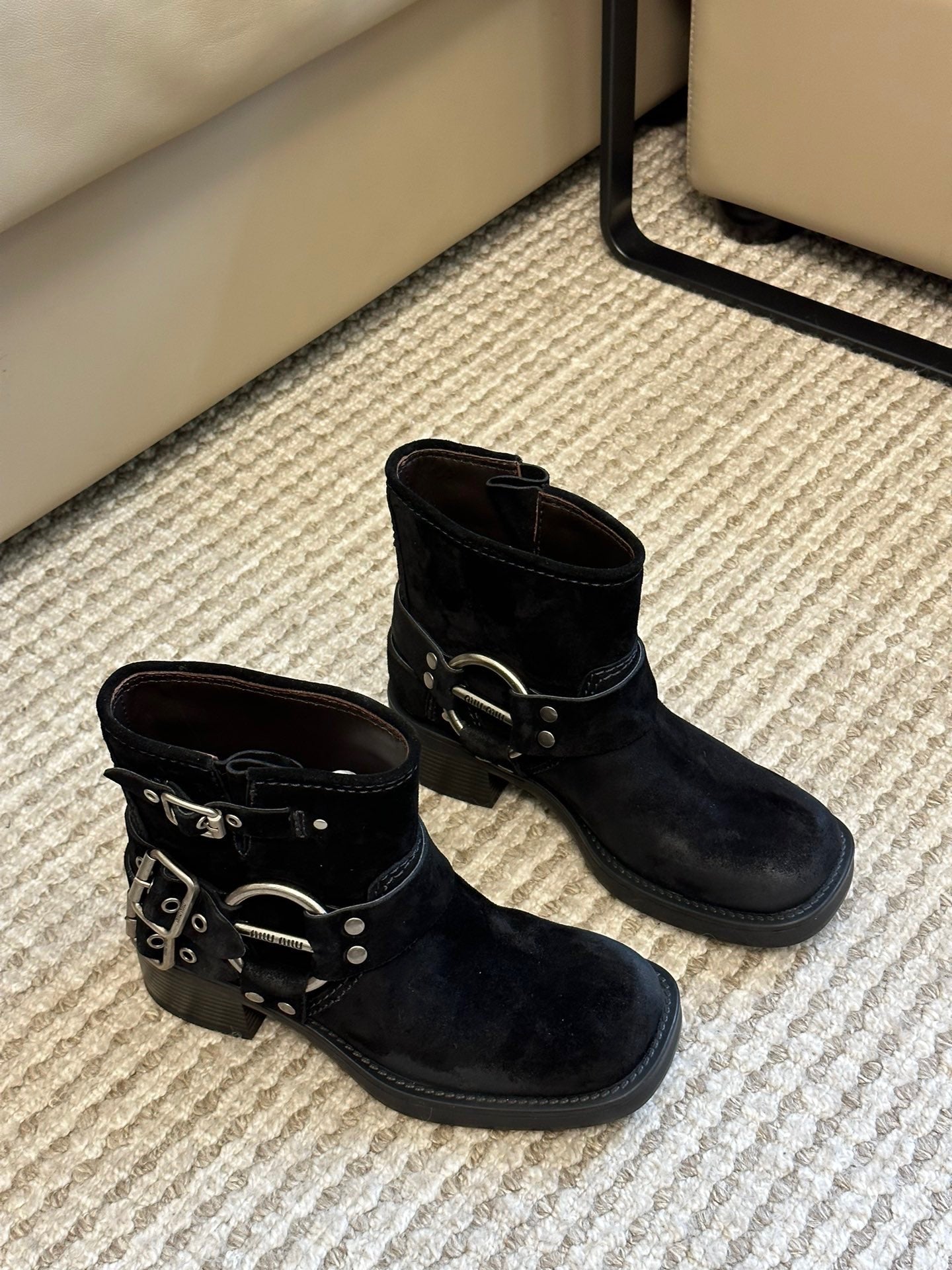 MIU M BOOTS