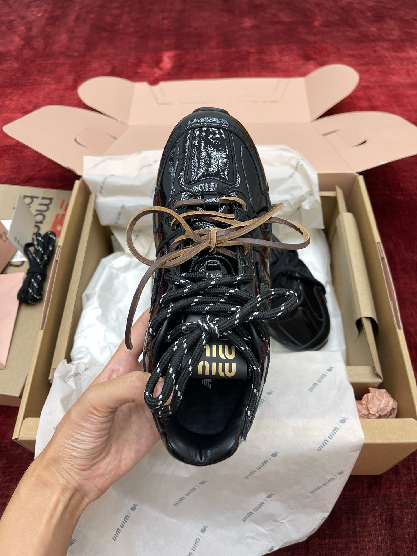 MIU M x NEW BALANCE TRAINERS