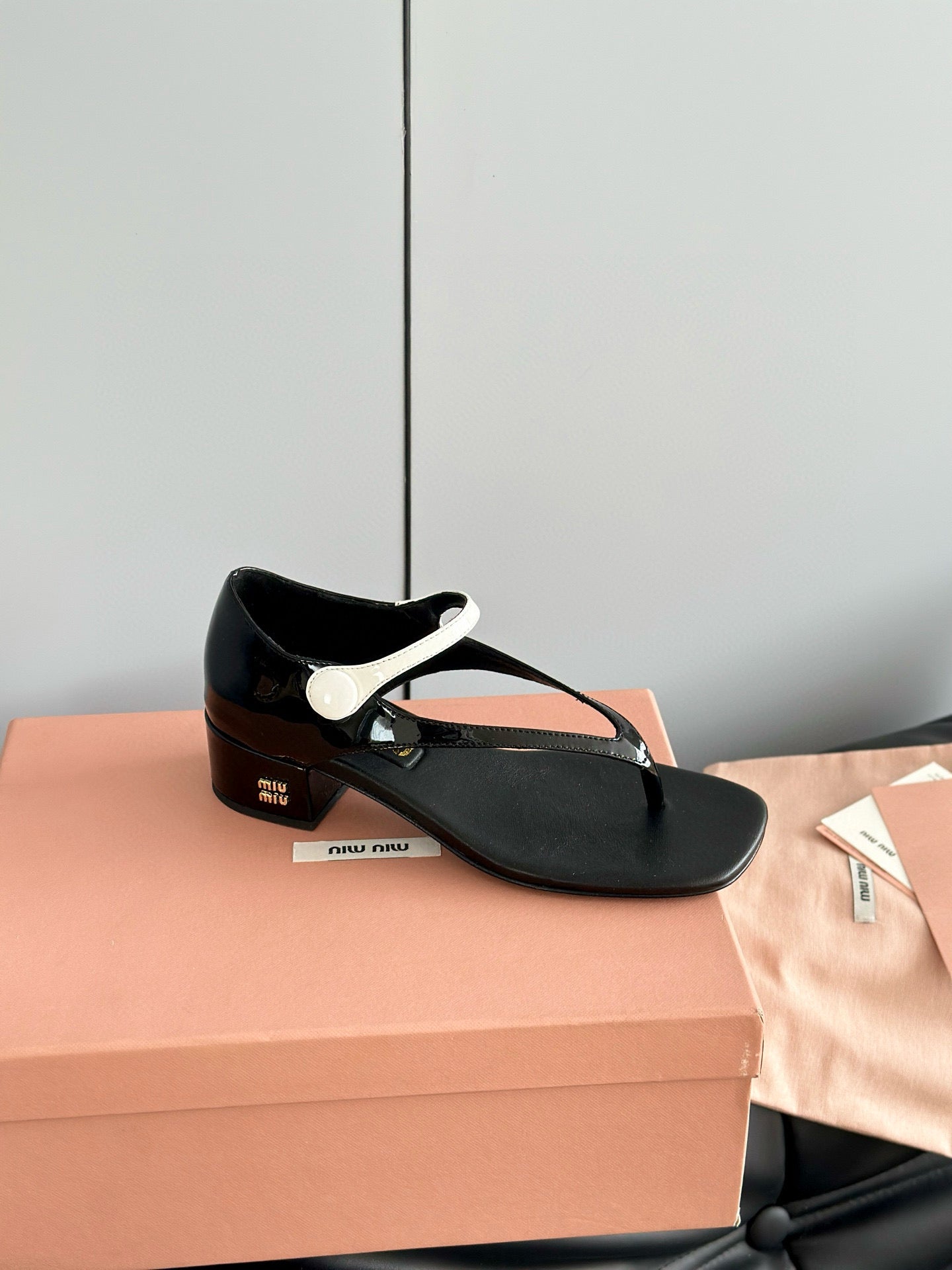 MIU M THONG SANDALS