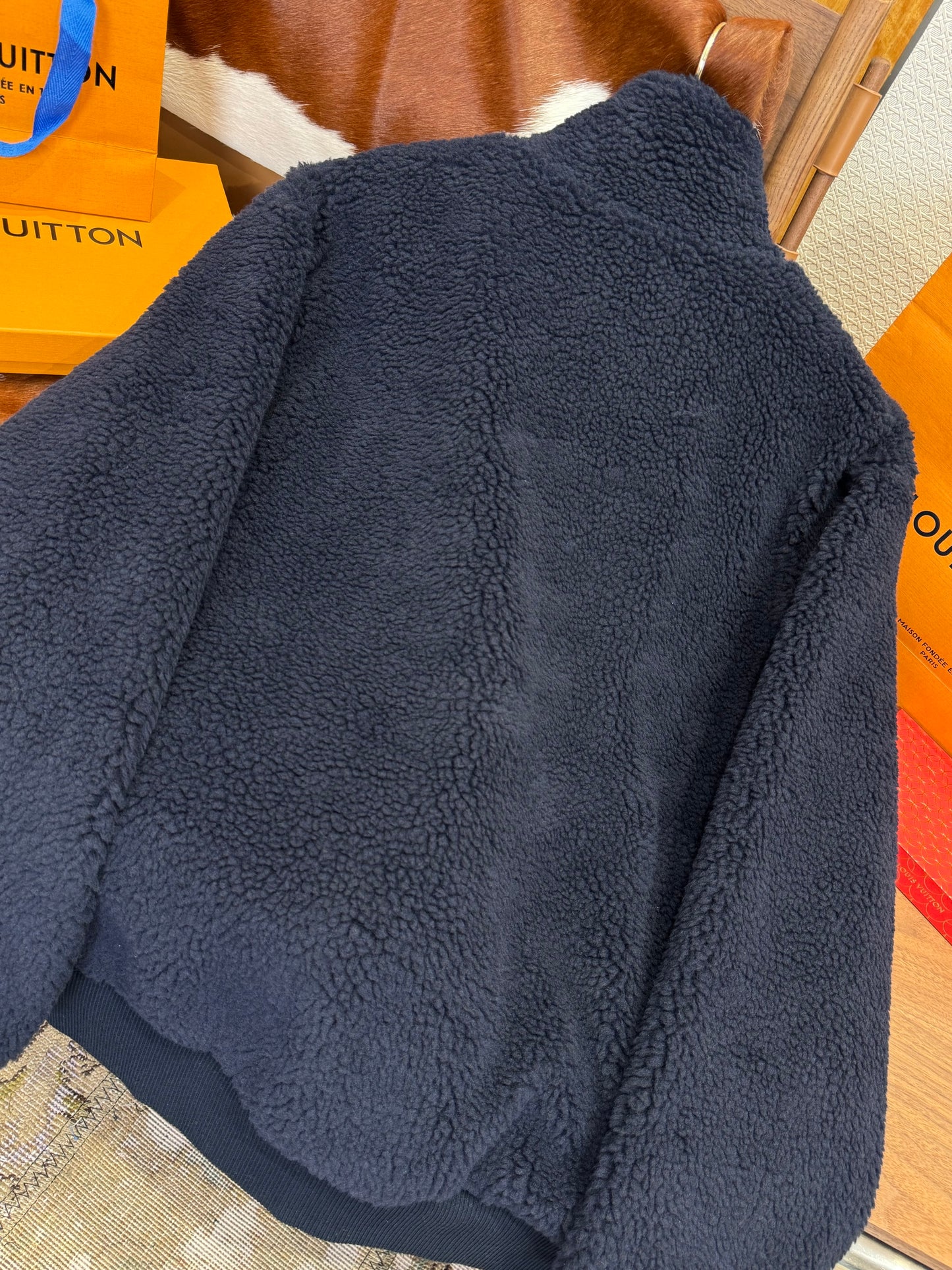 LOU ZIP FLEECE JACKET
