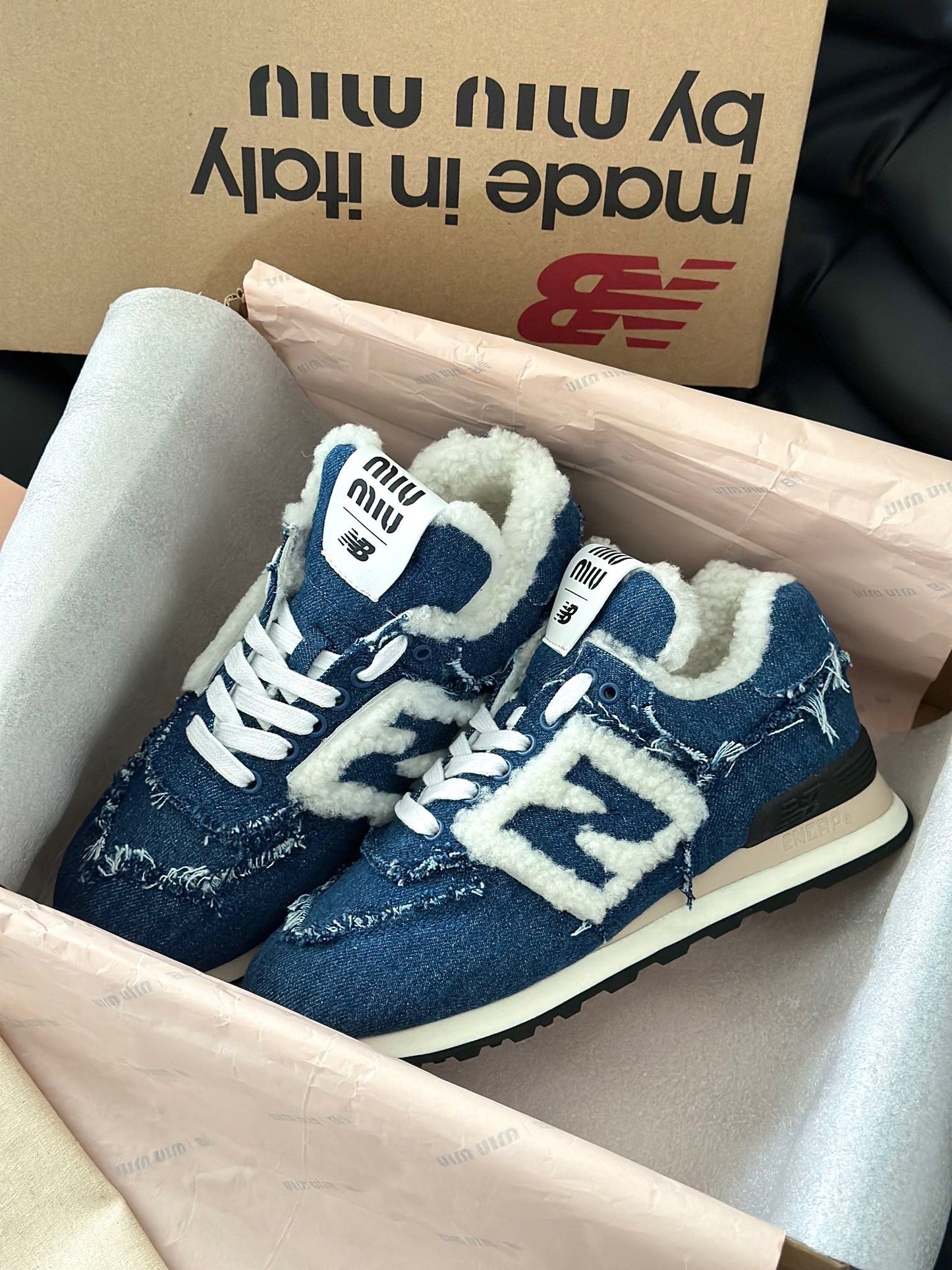 MIU M x NEW BALANCE TRAINERS