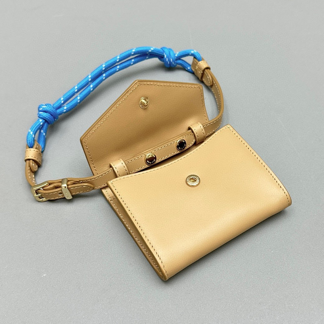 MIU M SHOULDER STRAP WALLET