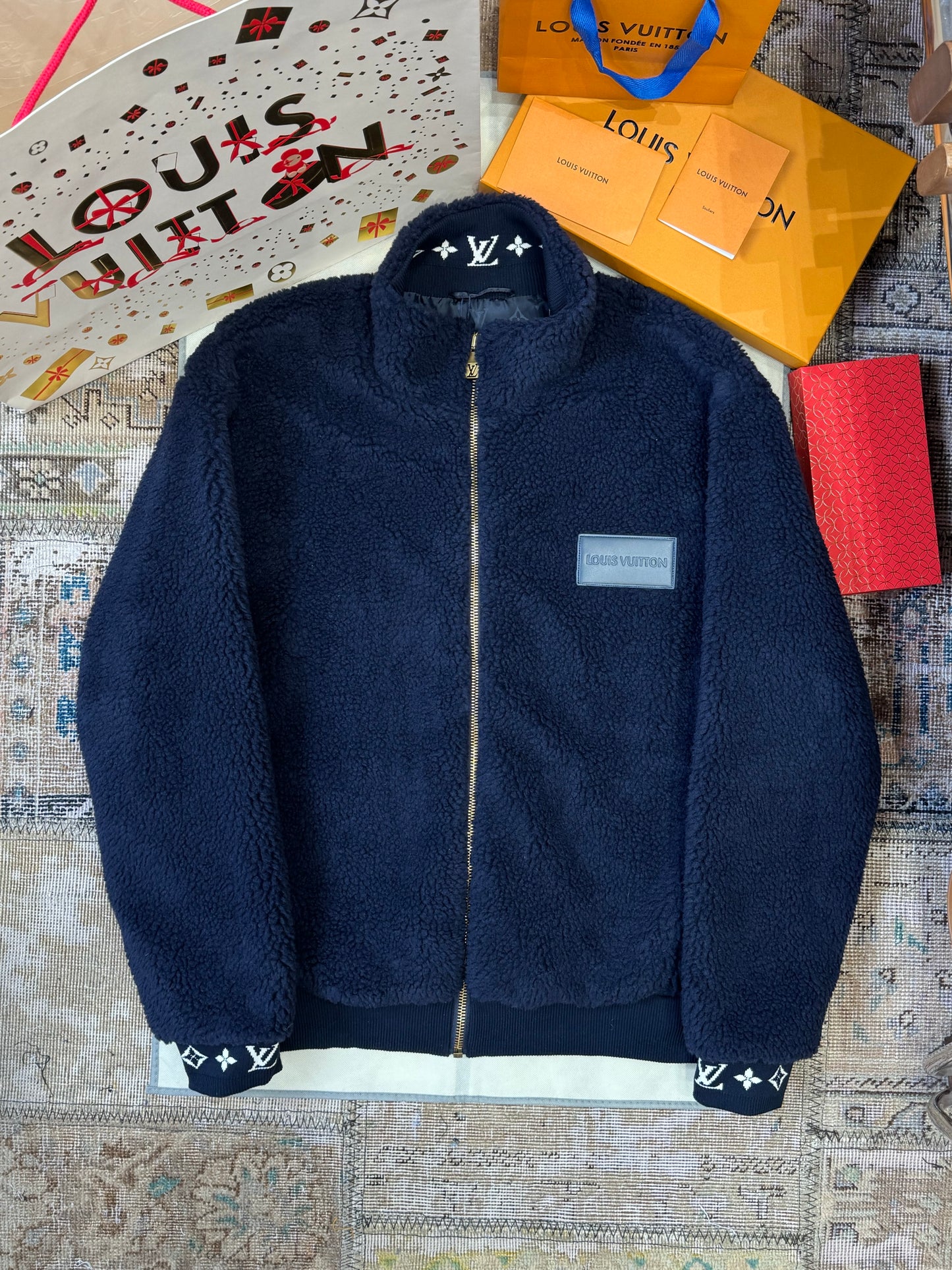 LOU ZIP FLEECE JACKET