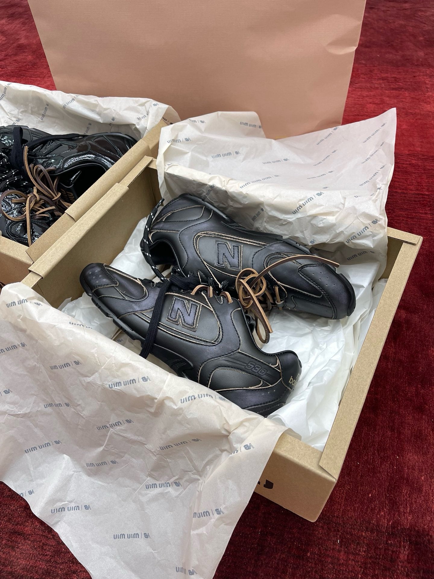 MIU M x NEW BALANCE TRAINERS