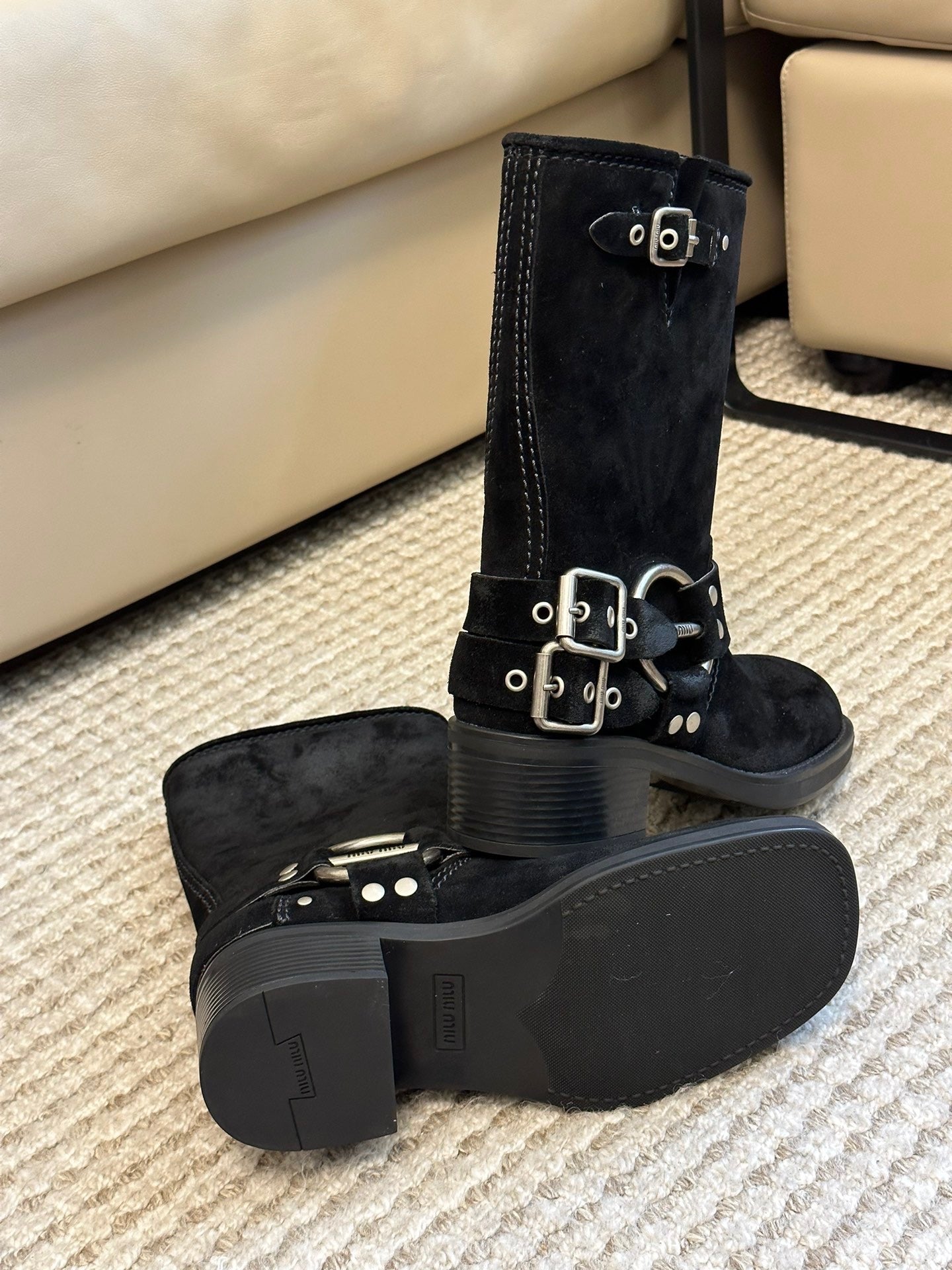 MIU M BOOTS