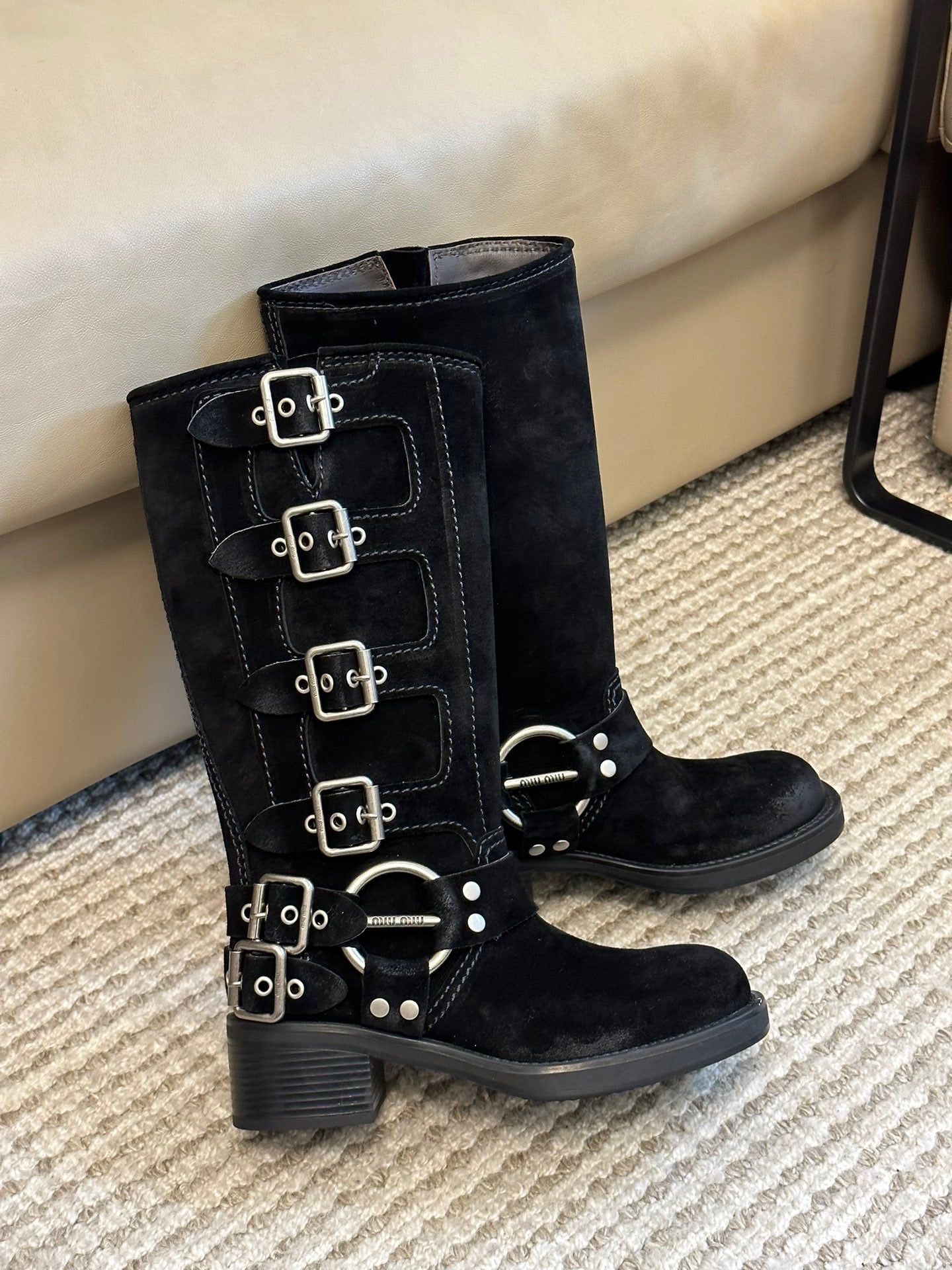 MIU M BOOTS