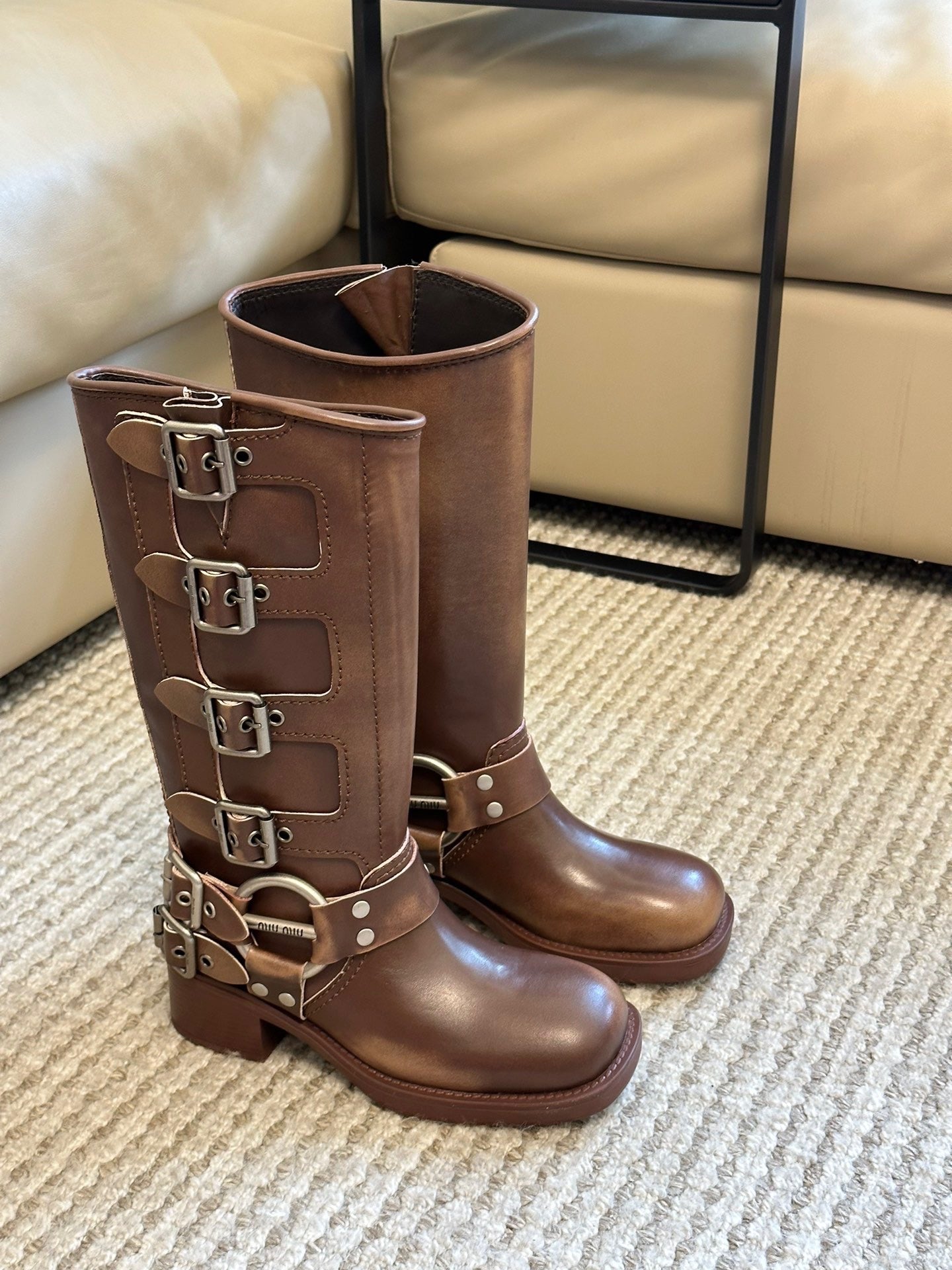 MIU M BOOTS