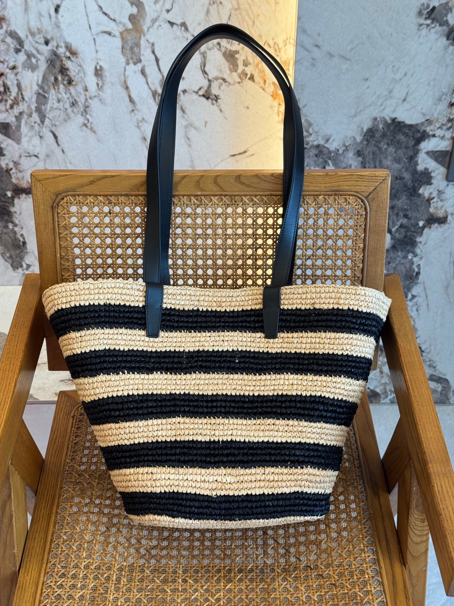 CEL STRIPED COUFFIN PANIER BAG