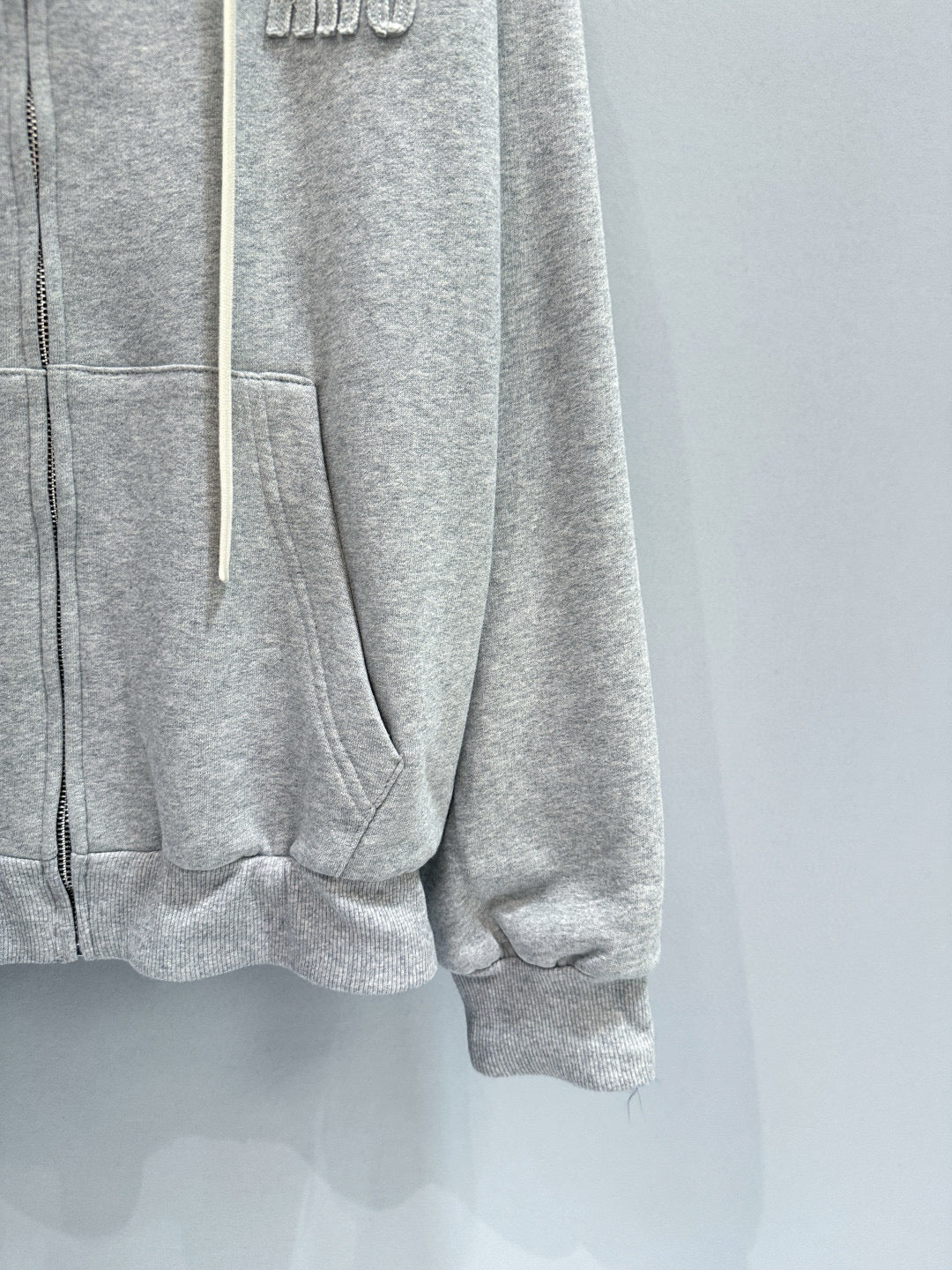 MIU M ZIP HOODIE