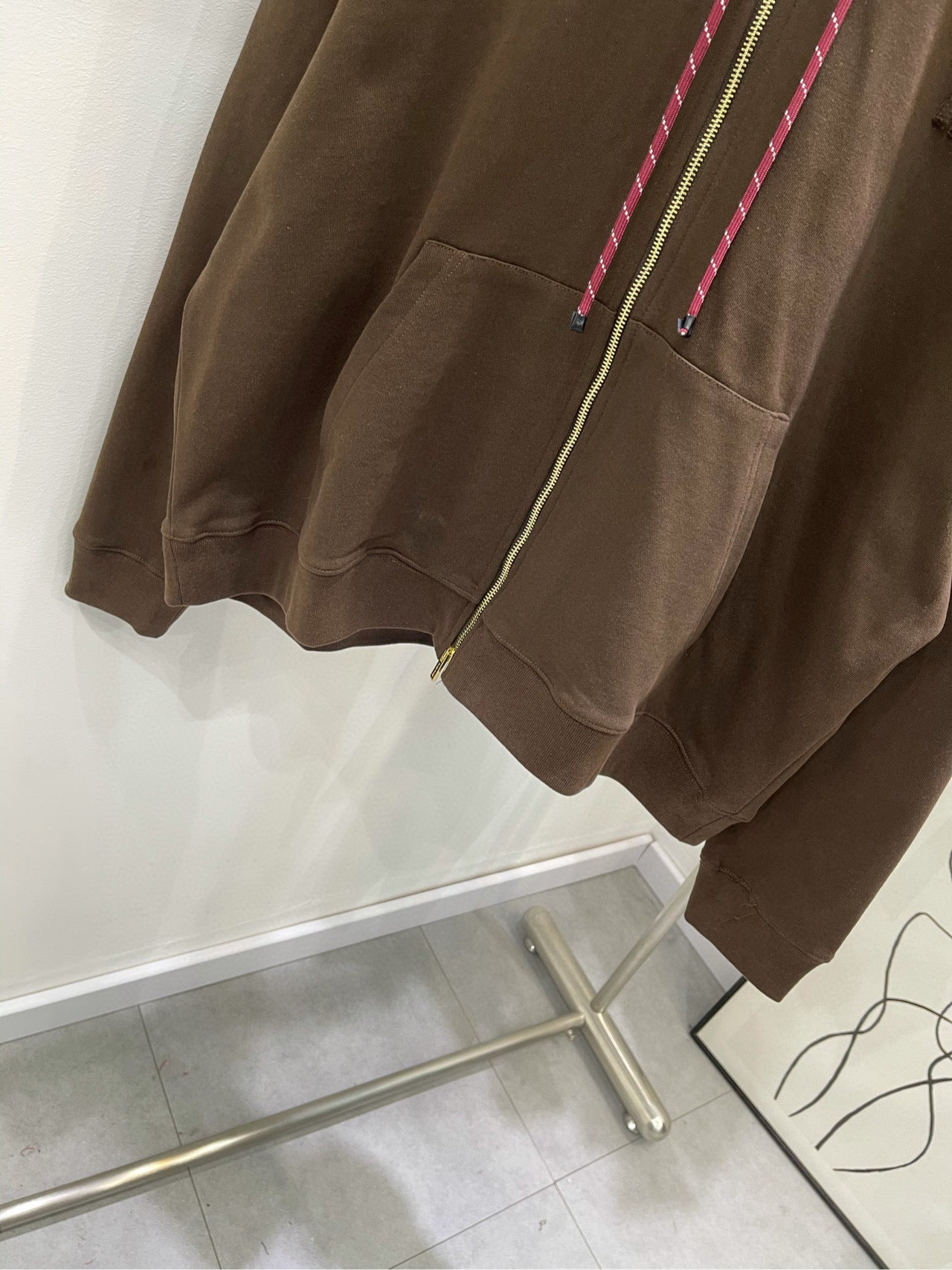 MIU M ZIP HOODIE
