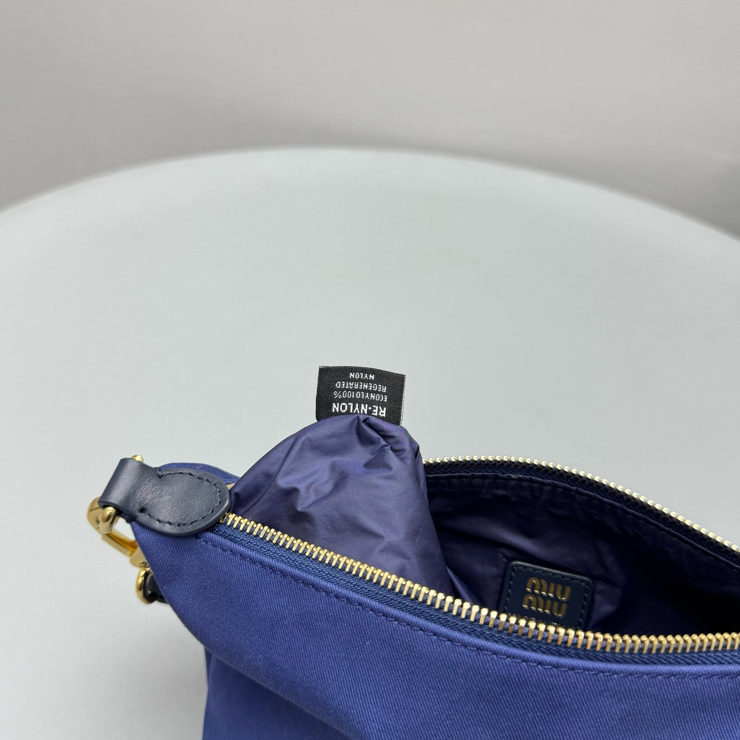 MIU M GABARDINE POUCH
