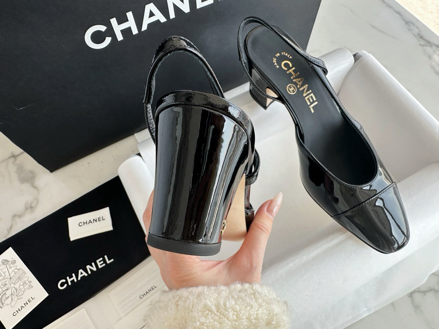 CC SLINGBACK HEELS