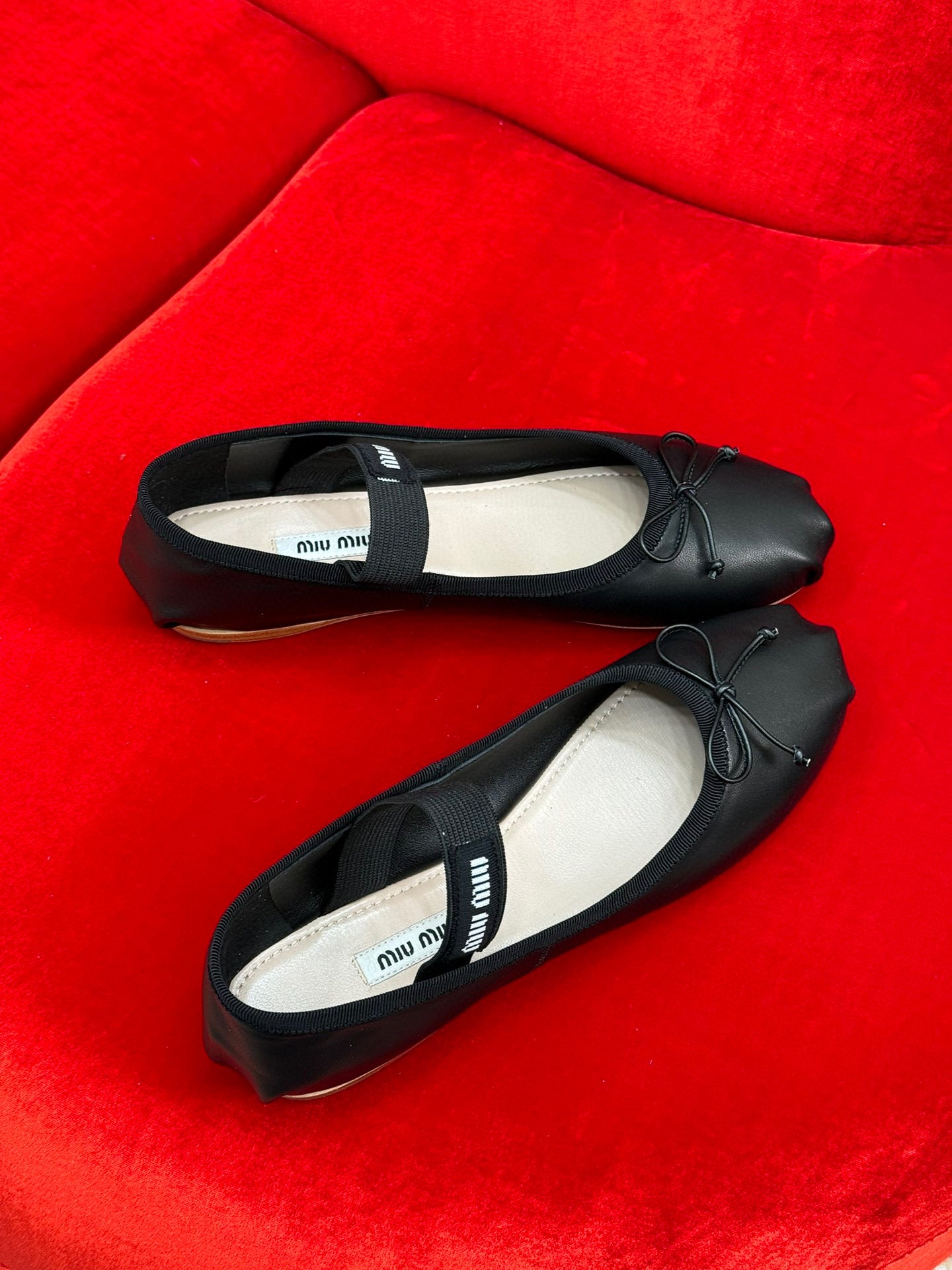 MIU M BALLERINA FLATS