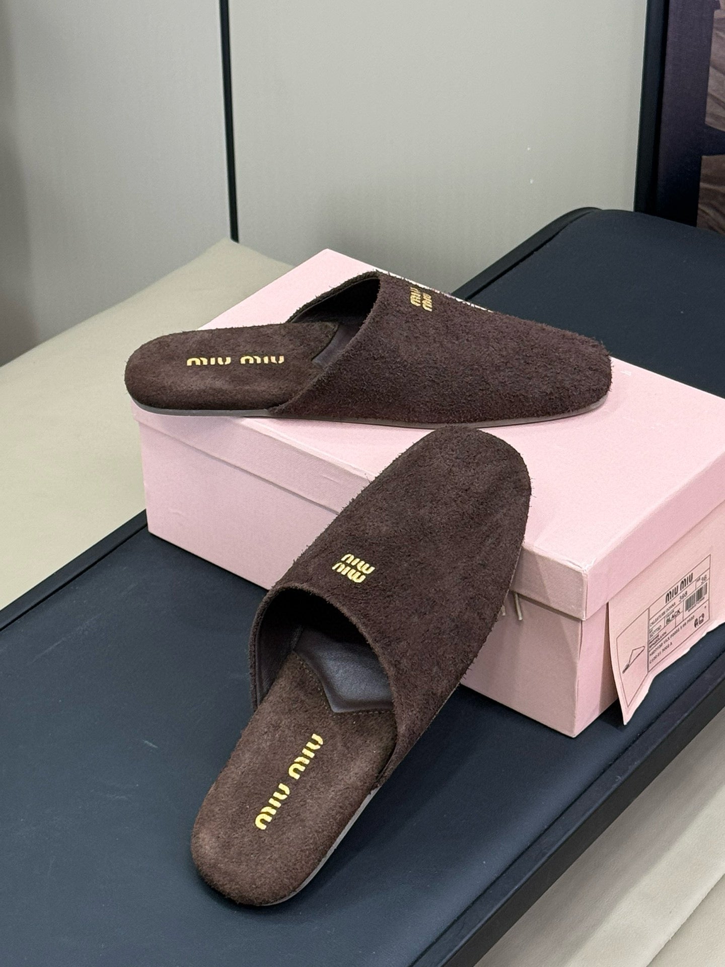 MIU M SLIPPERS