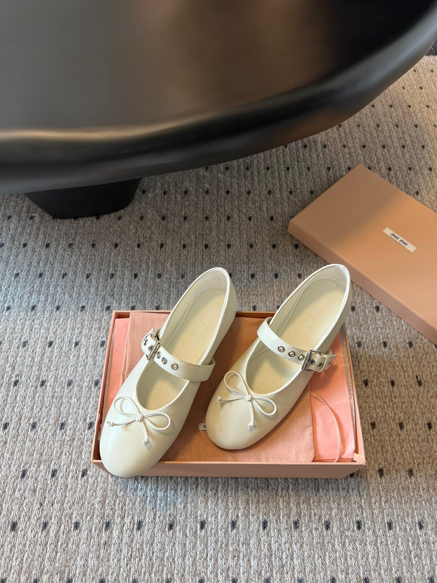 MIU M BALLERINA FLATS