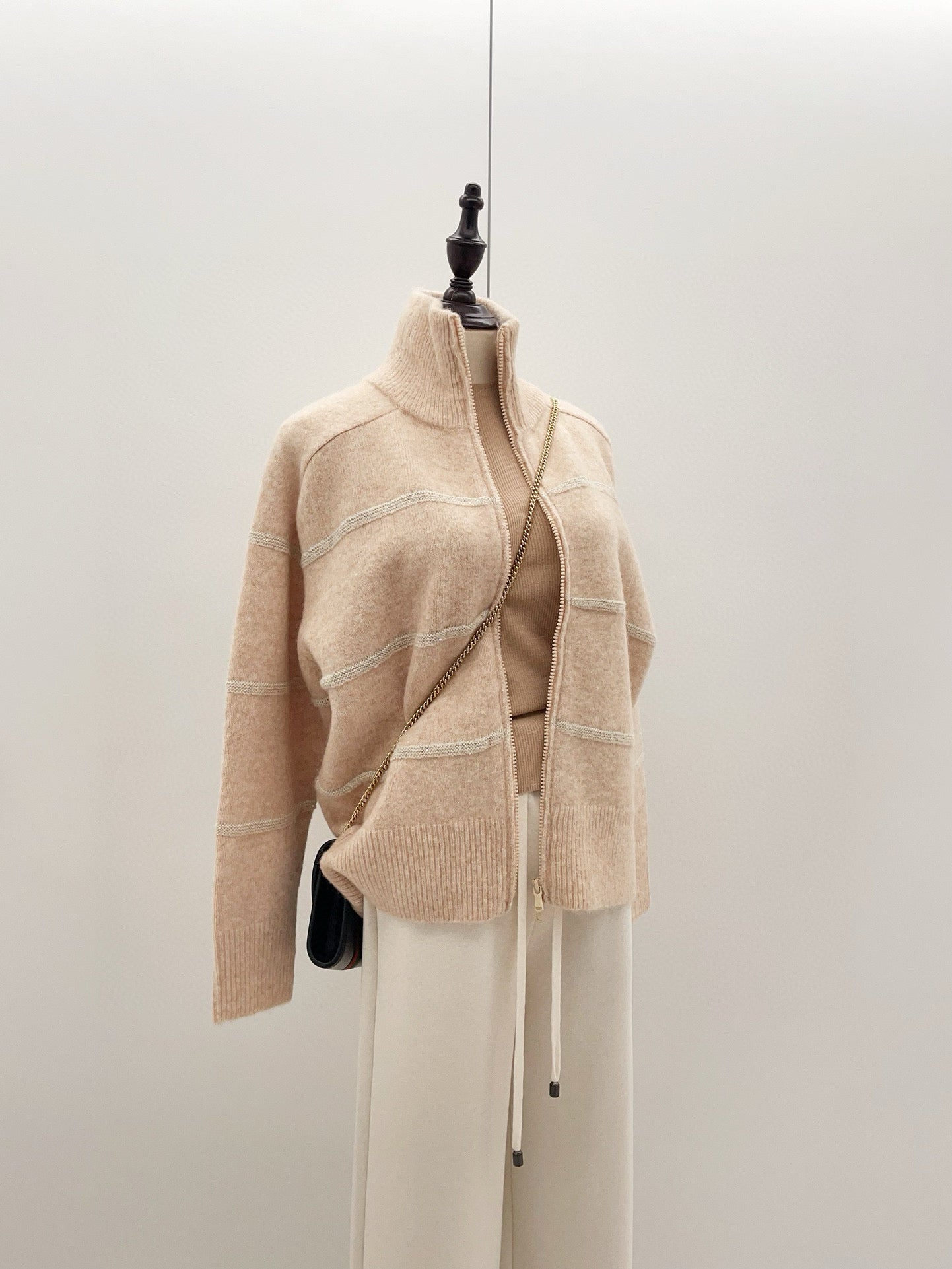 BRUNELLO C ZIP CARDIGAN