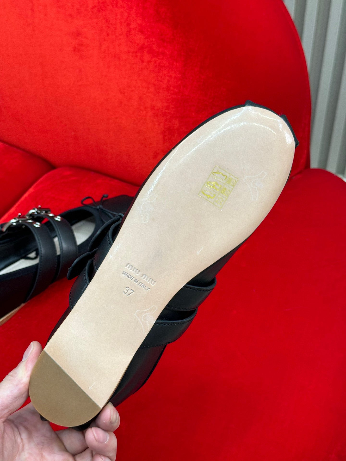 MIU M BALLERINA FLATS