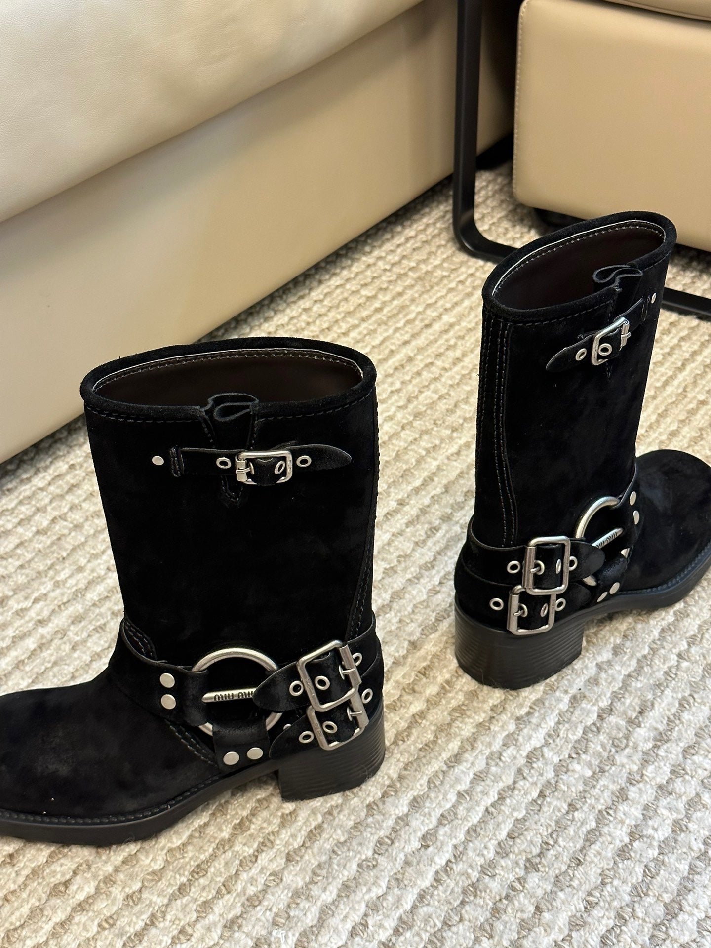 MIU M BOOTS