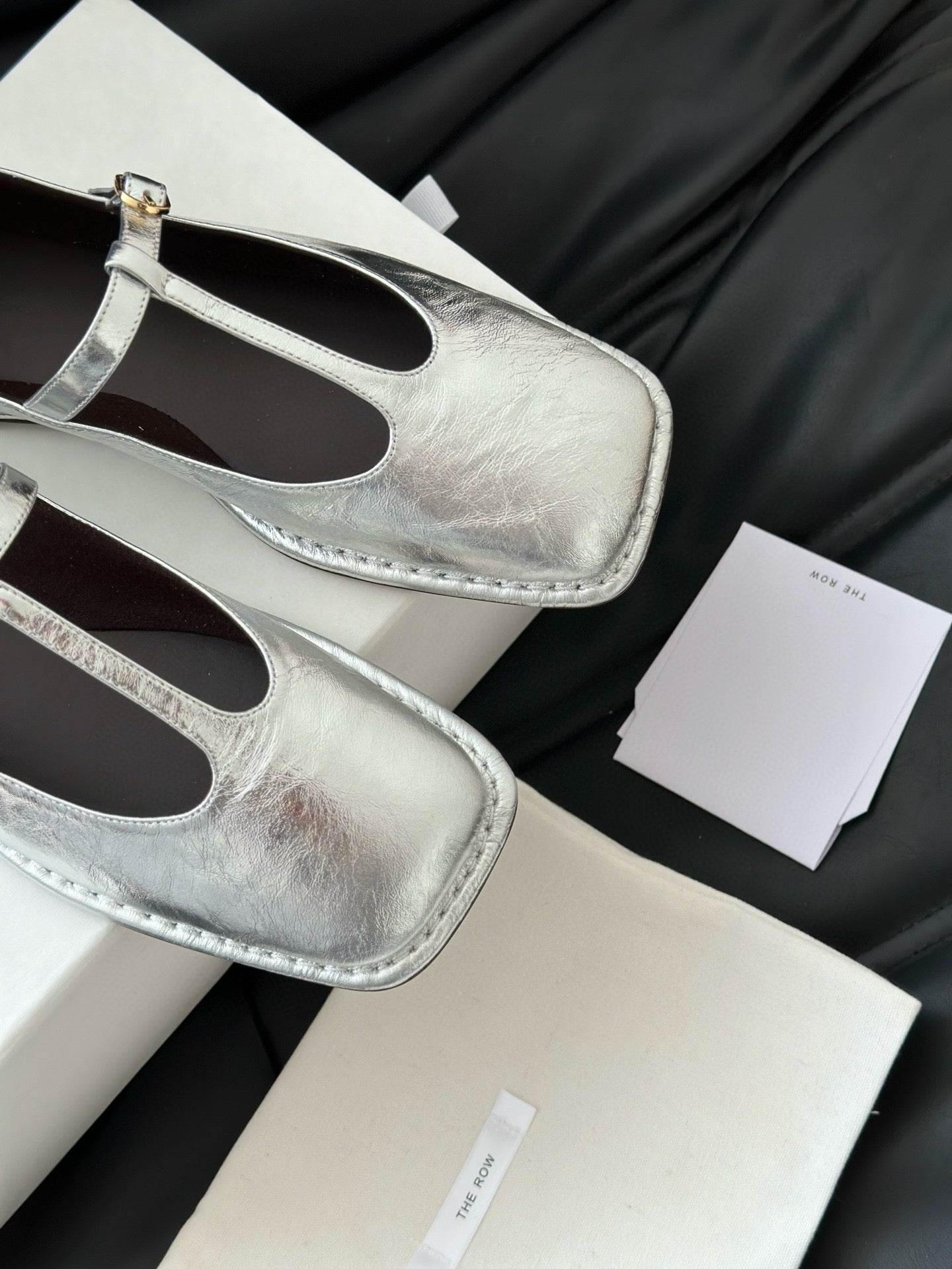THE ROW T STRAP FLATS
