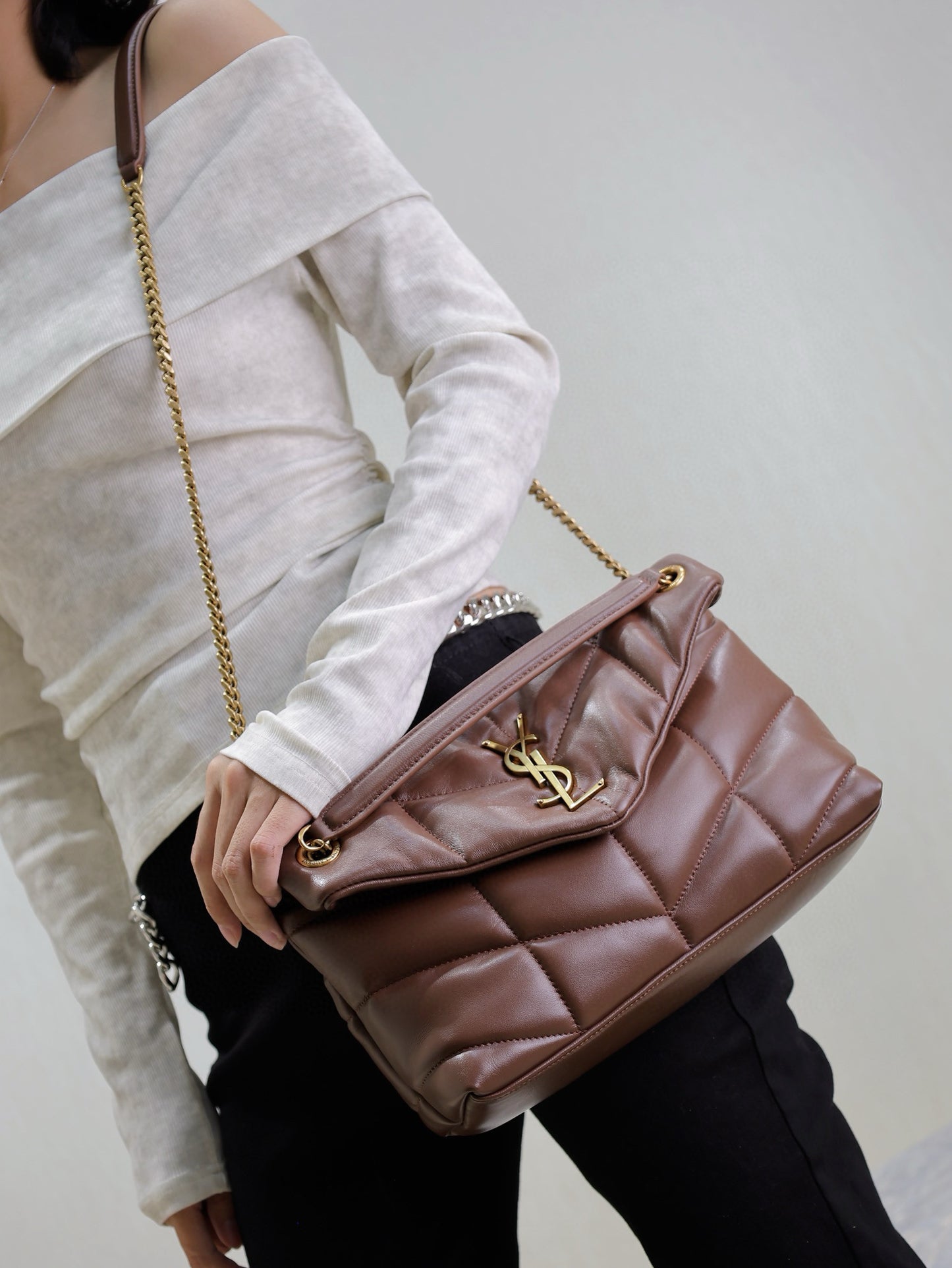 SL LOULOU PUFFER SMALL BAG