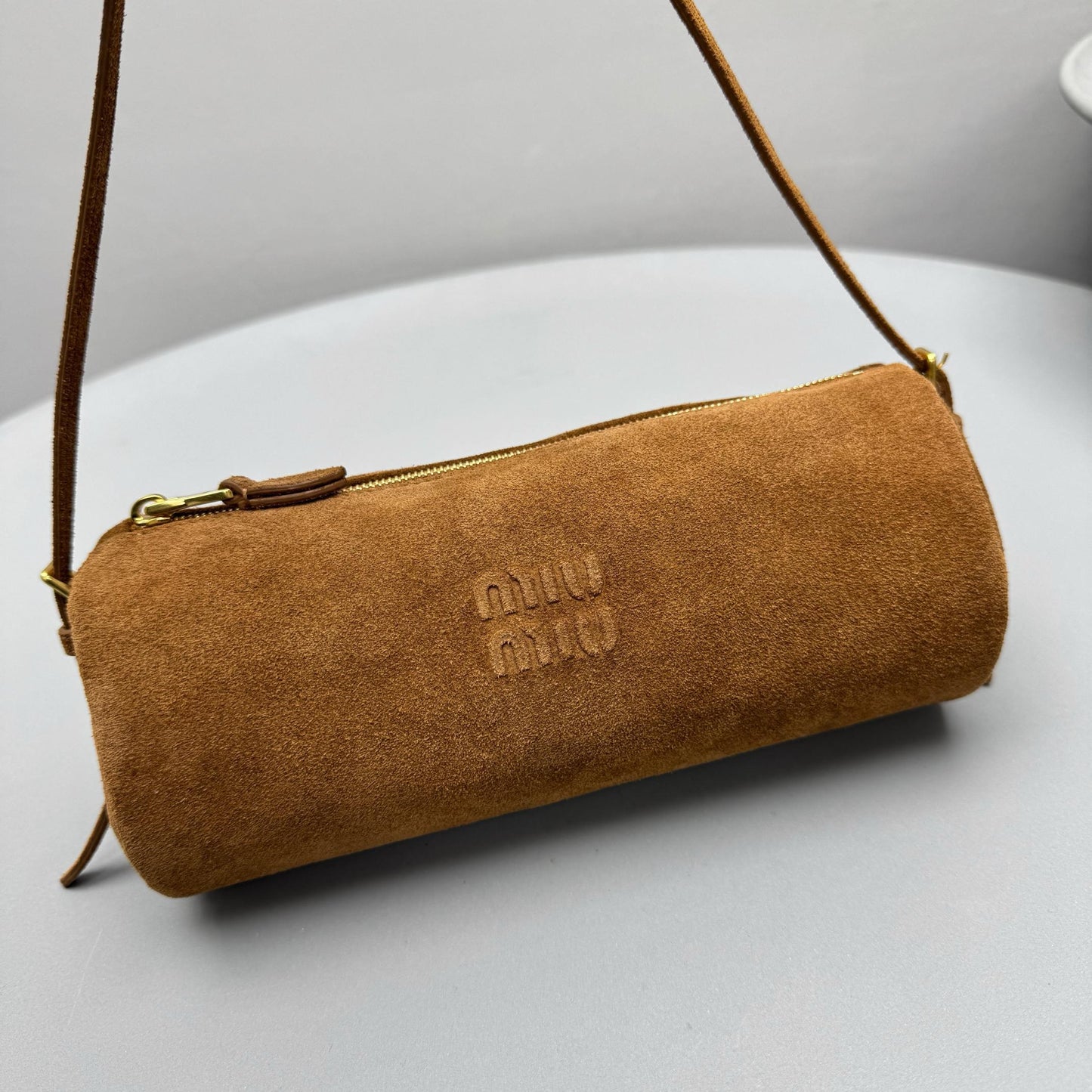 MIU M SUEDE POUCH