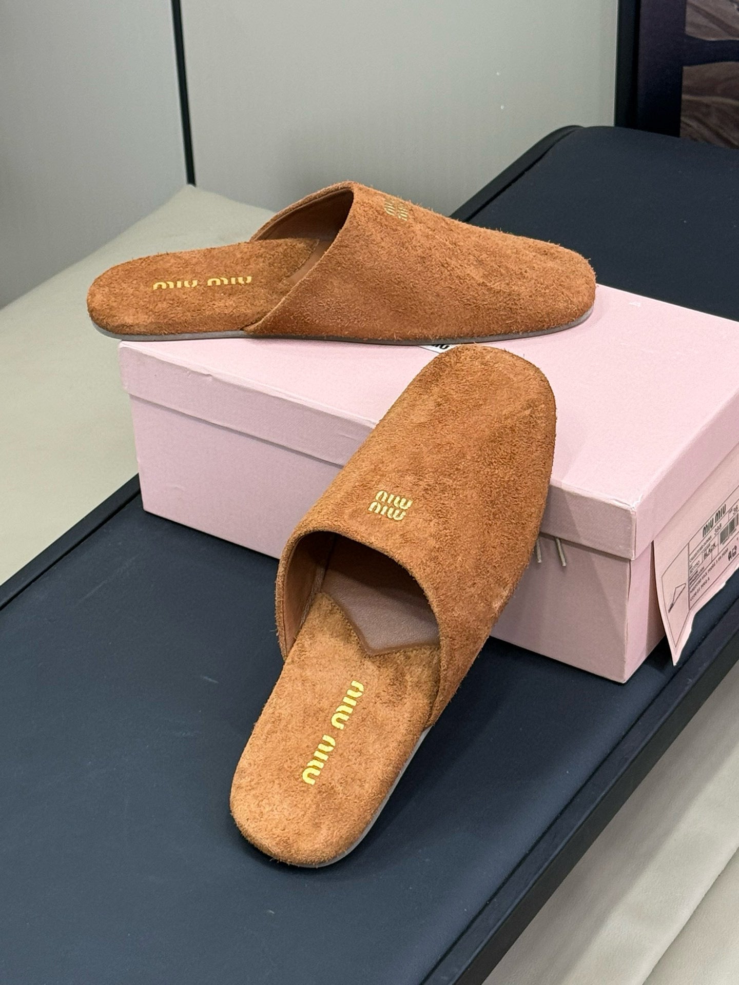 MIU M SLIPPERS