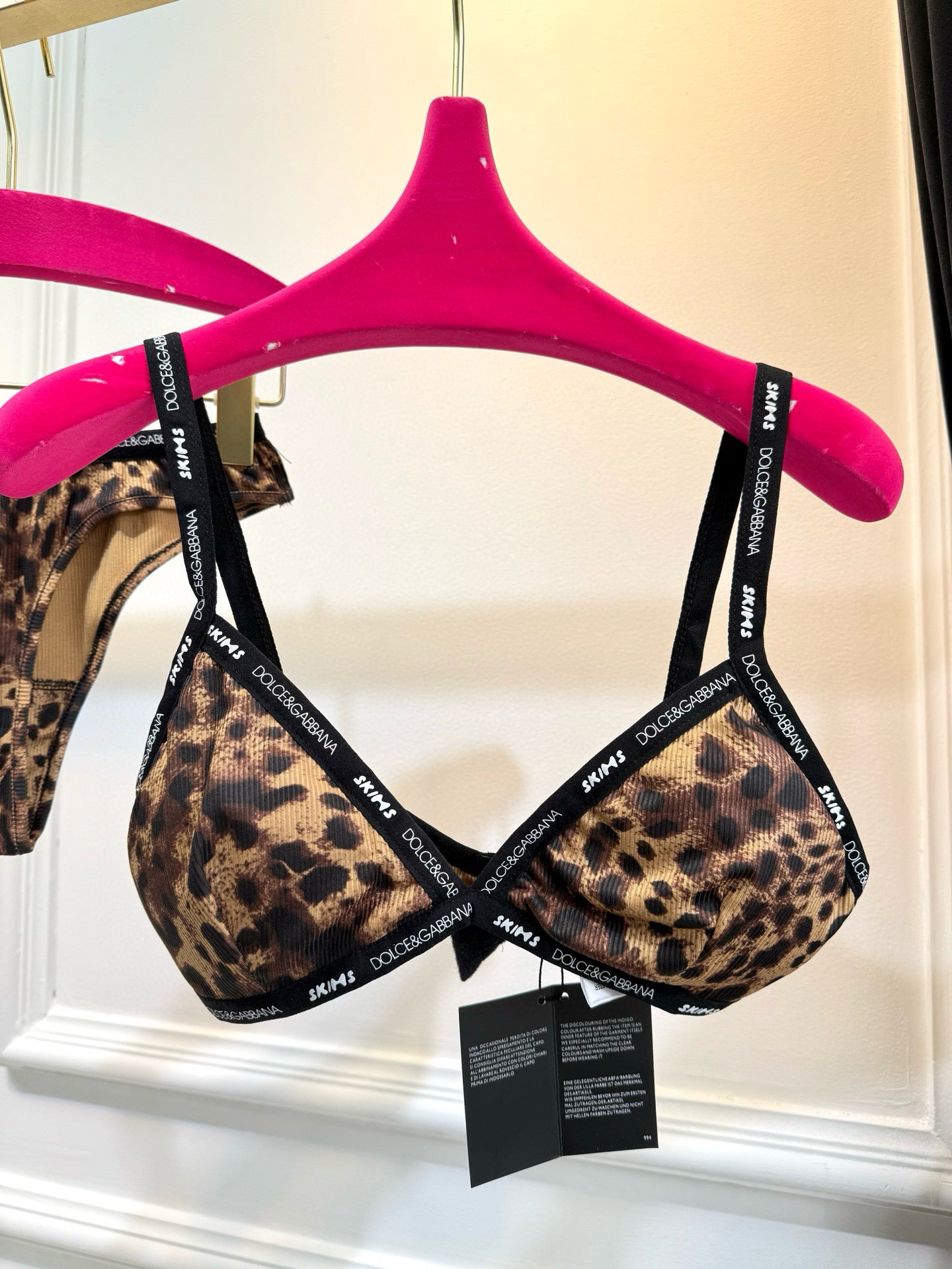 SKIMS x DG BRA SET
