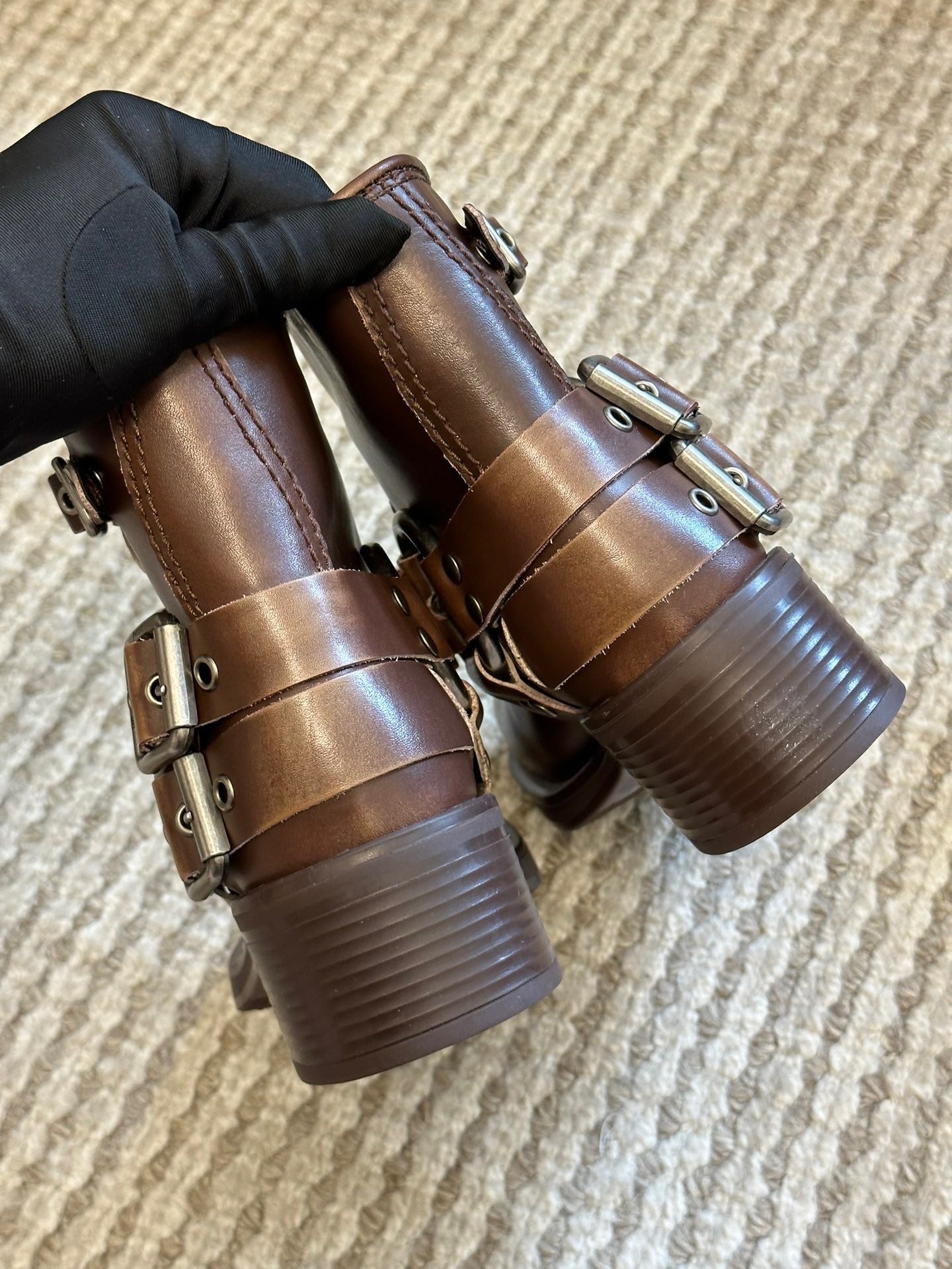 MIU M BOOTS
