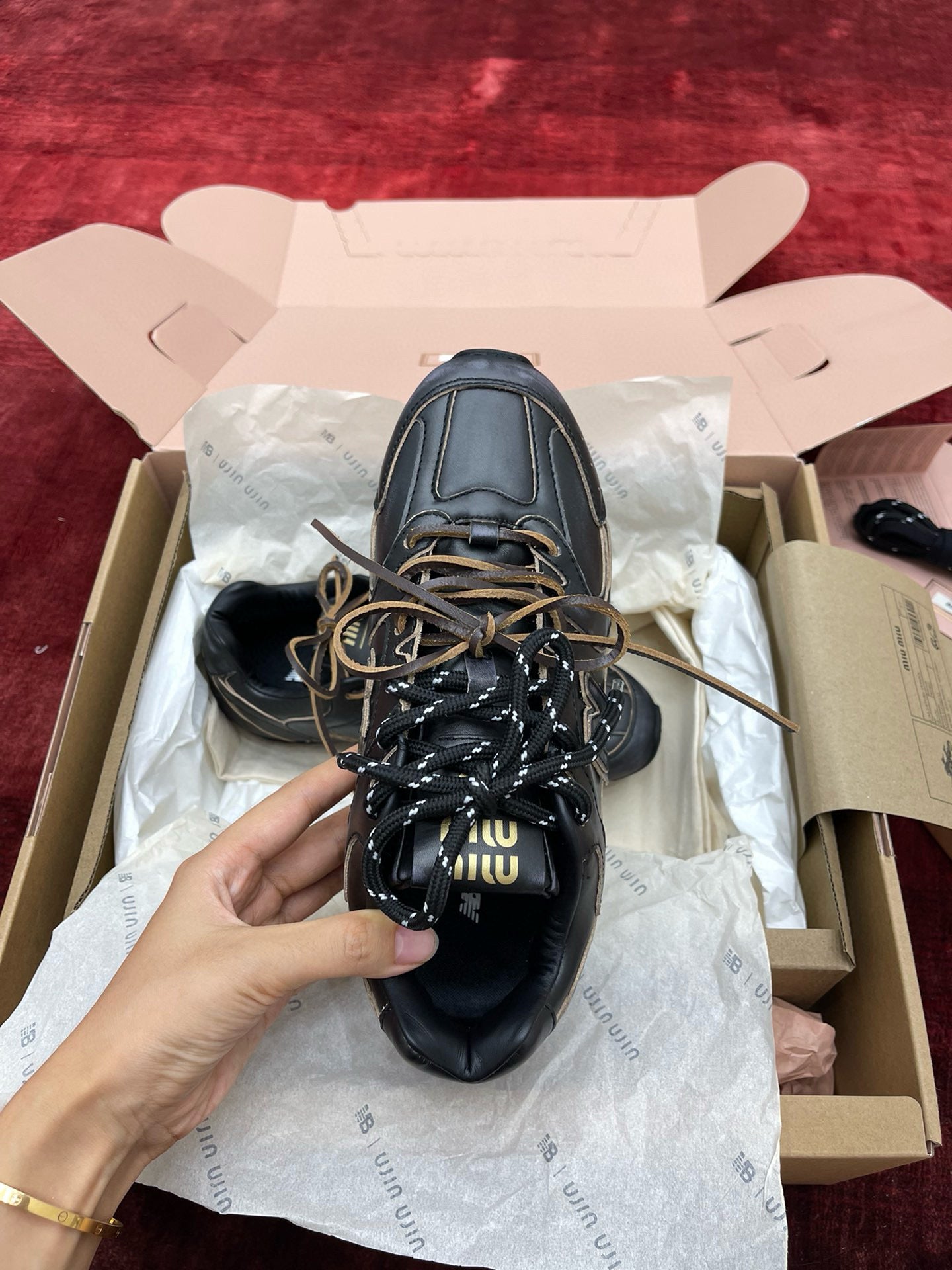 MIU M x NEW BALANCE TRAINERS