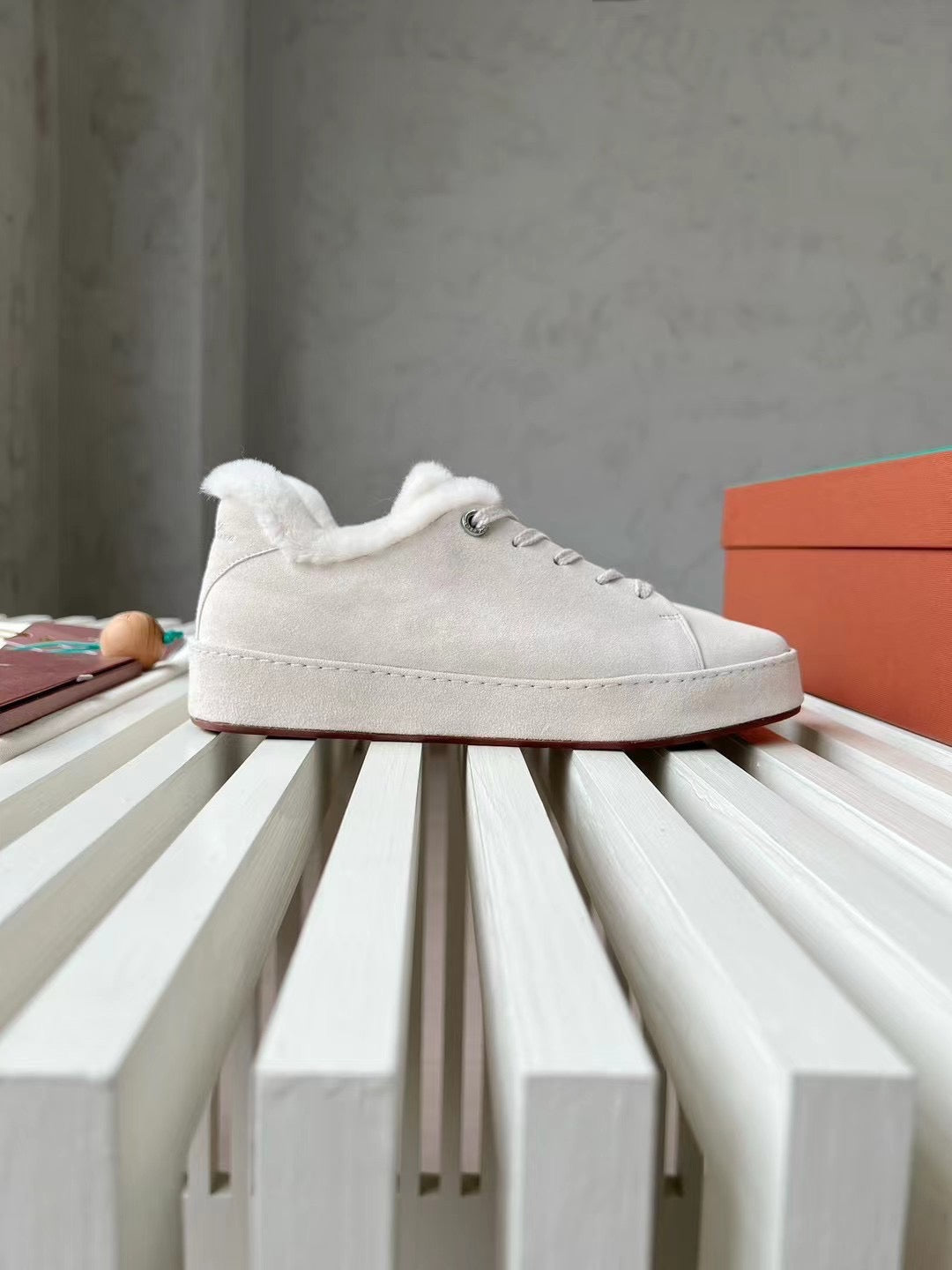 LORO P FUR NUAGES SNEAKERS