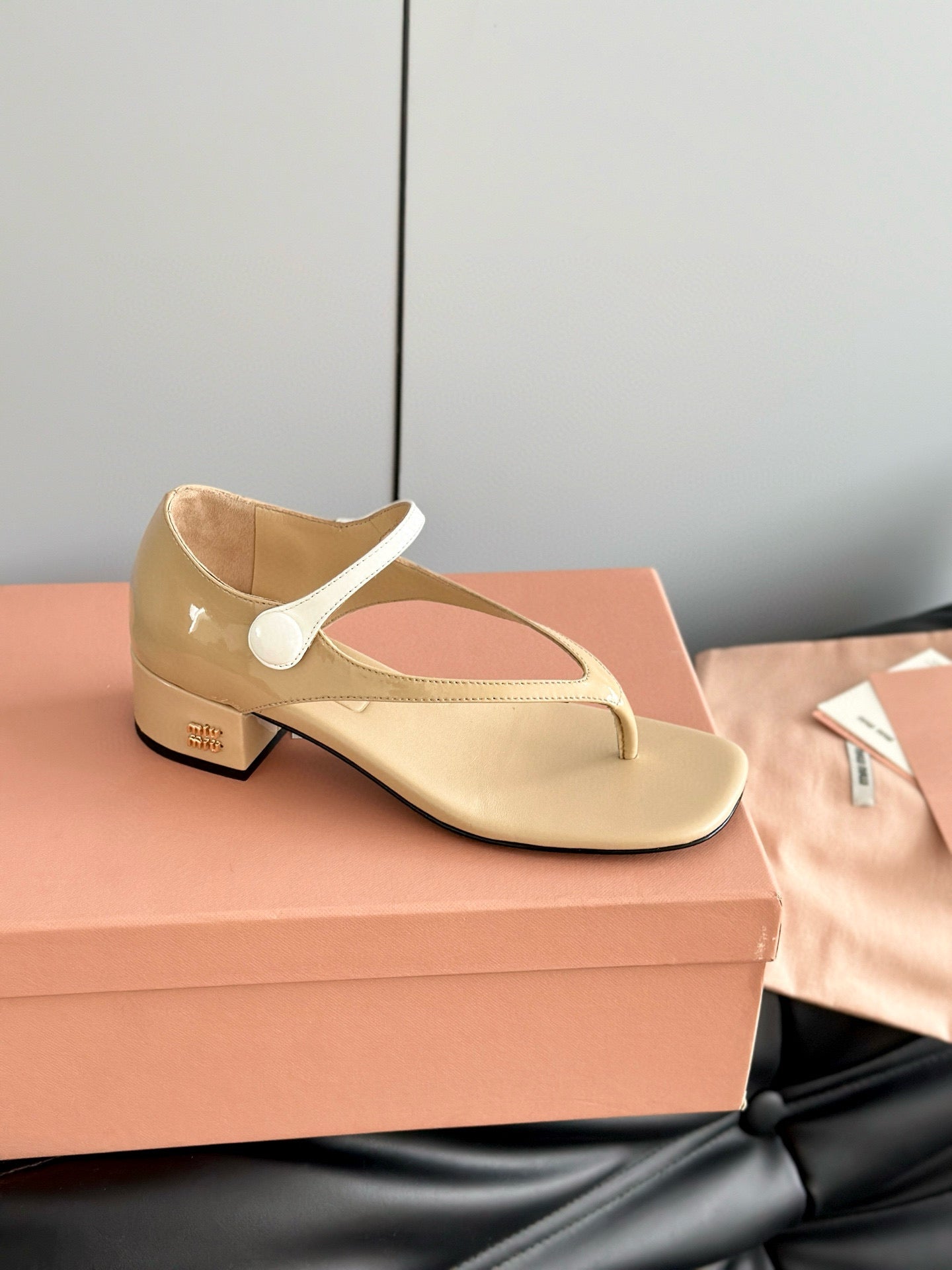 MIU M THONG SANDALS