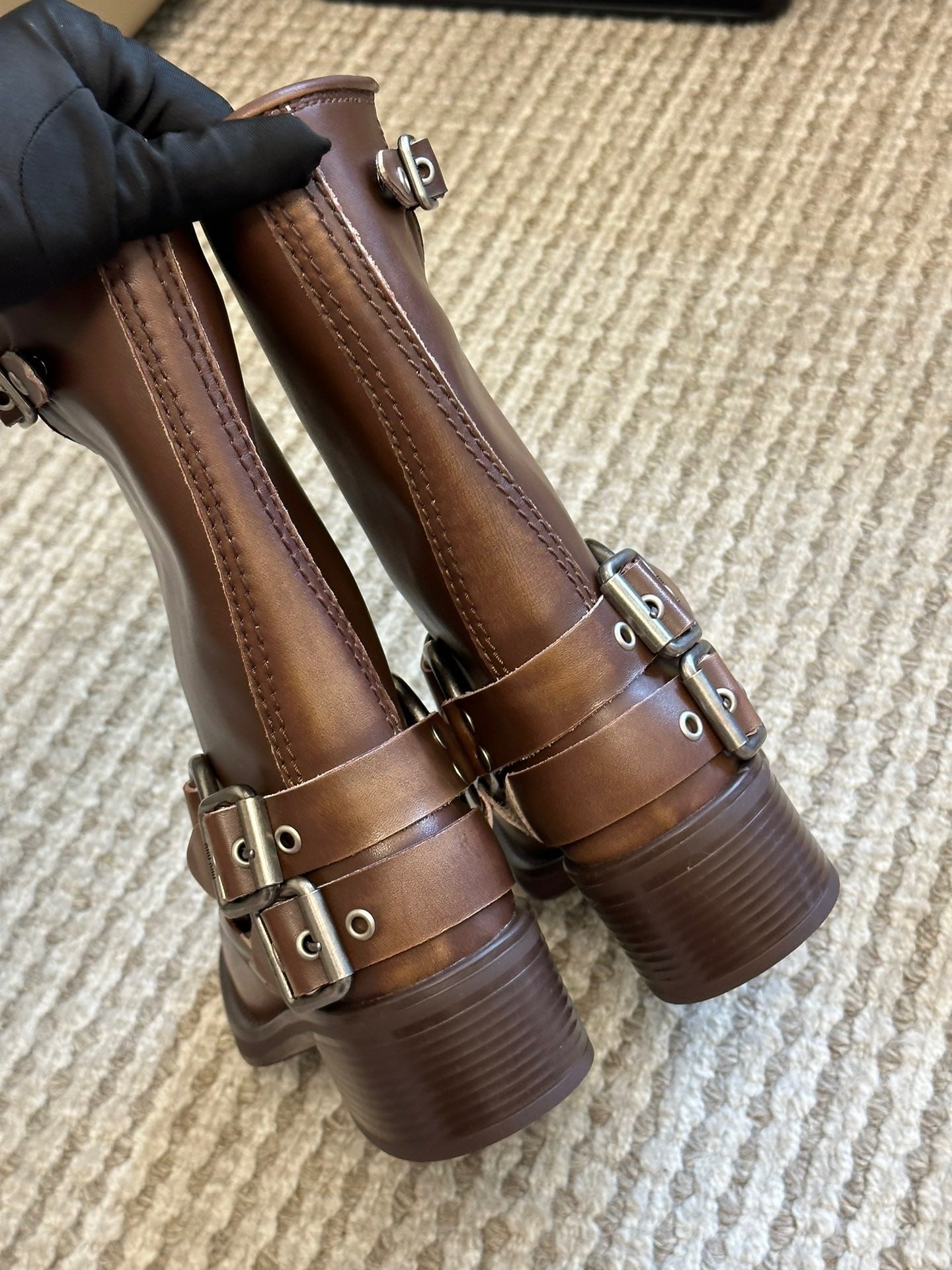 MIU M BOOTS