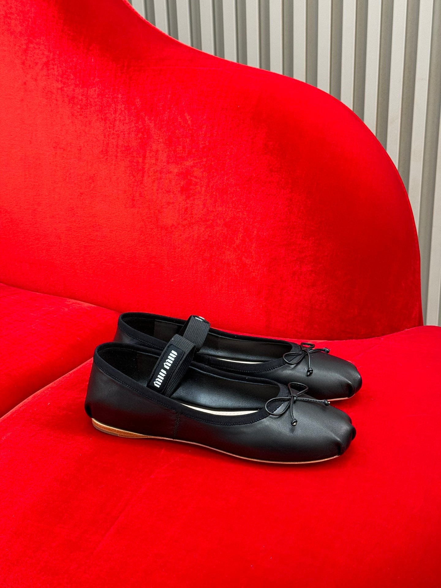 MIU M BALLERINA FLATS