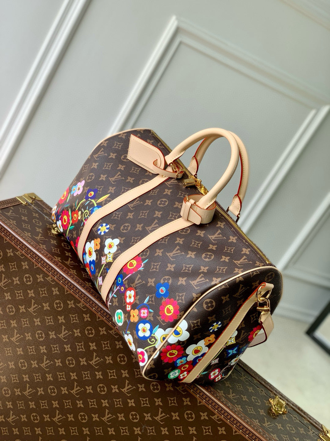 LOU x MURAKAMI KEEPALL 45 BAG