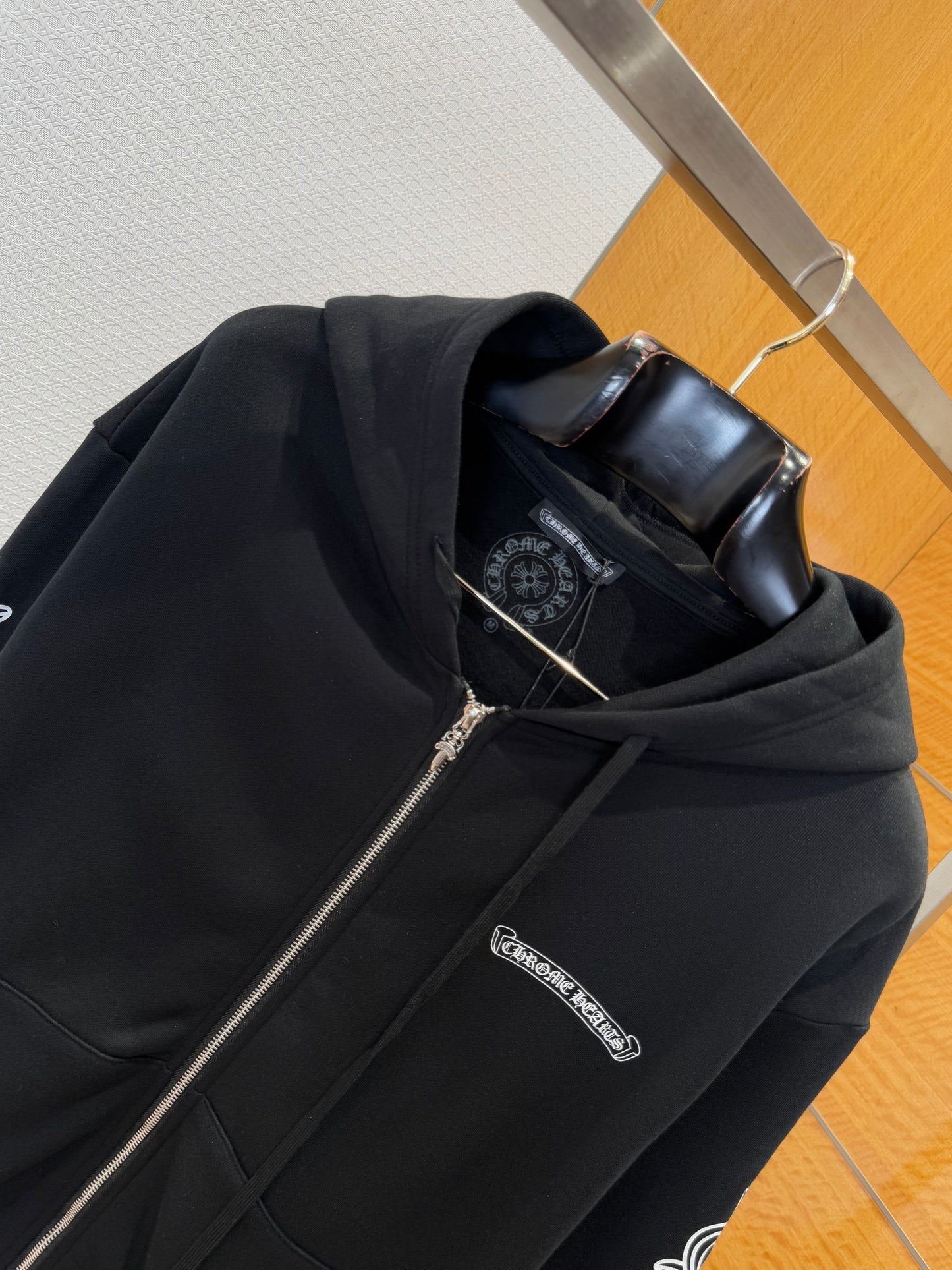 CHROME H ZIP HOODIE