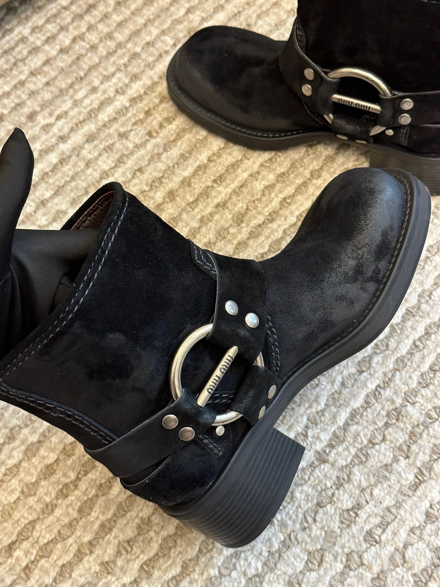 MIU M BOOTS