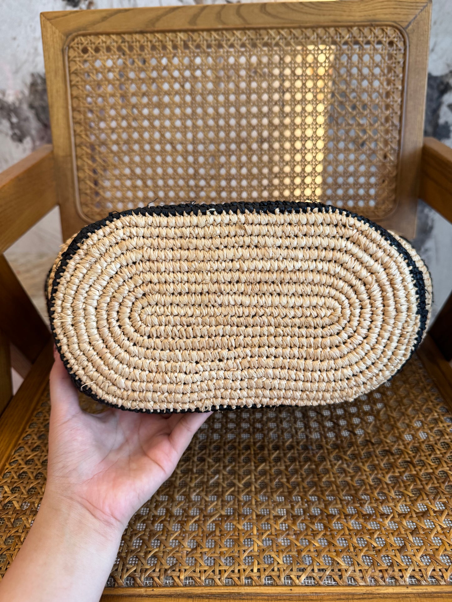 CEL STRIPED COUFFIN PANIER BAG