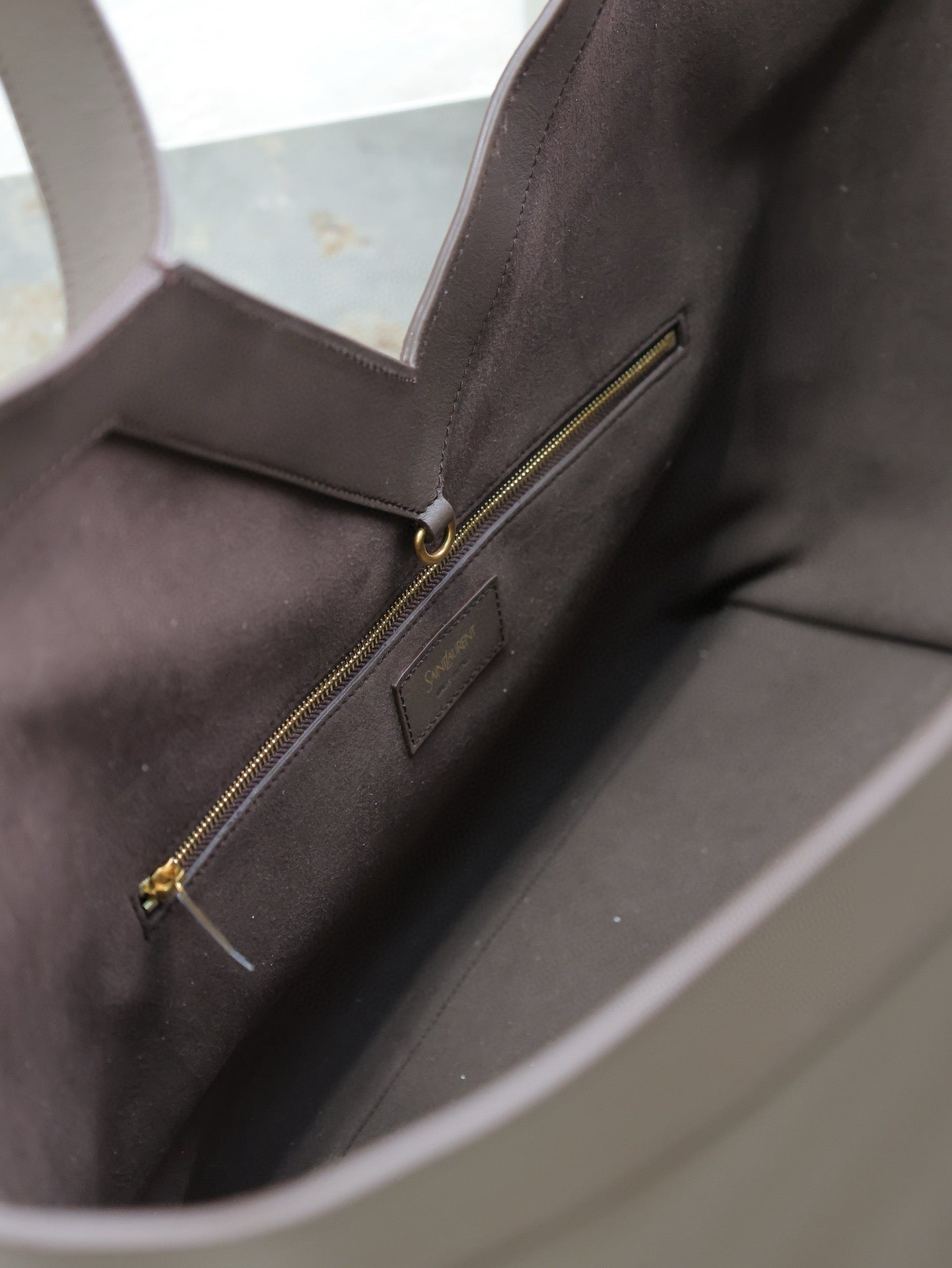SL Y TOTE IN LEATHER BAG