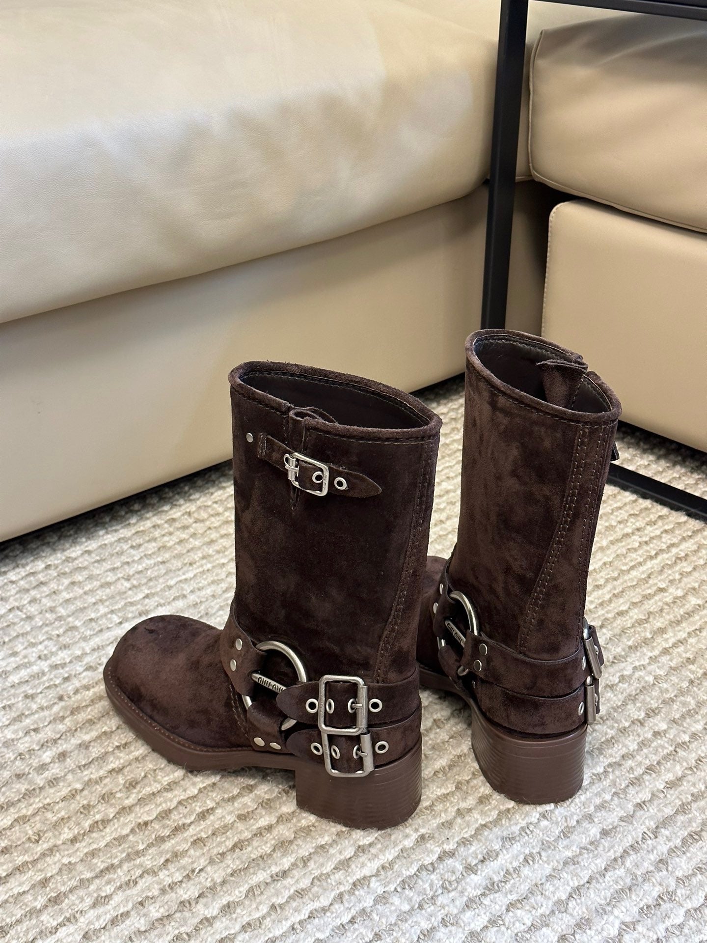 MIU M BOOTS