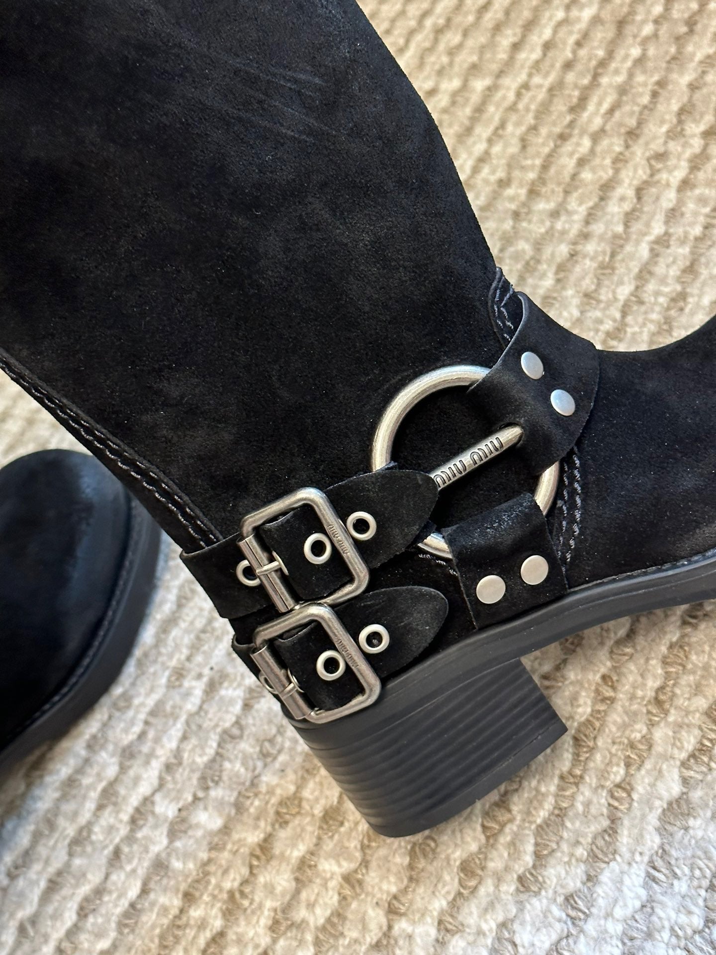 MIU M BOOTS
