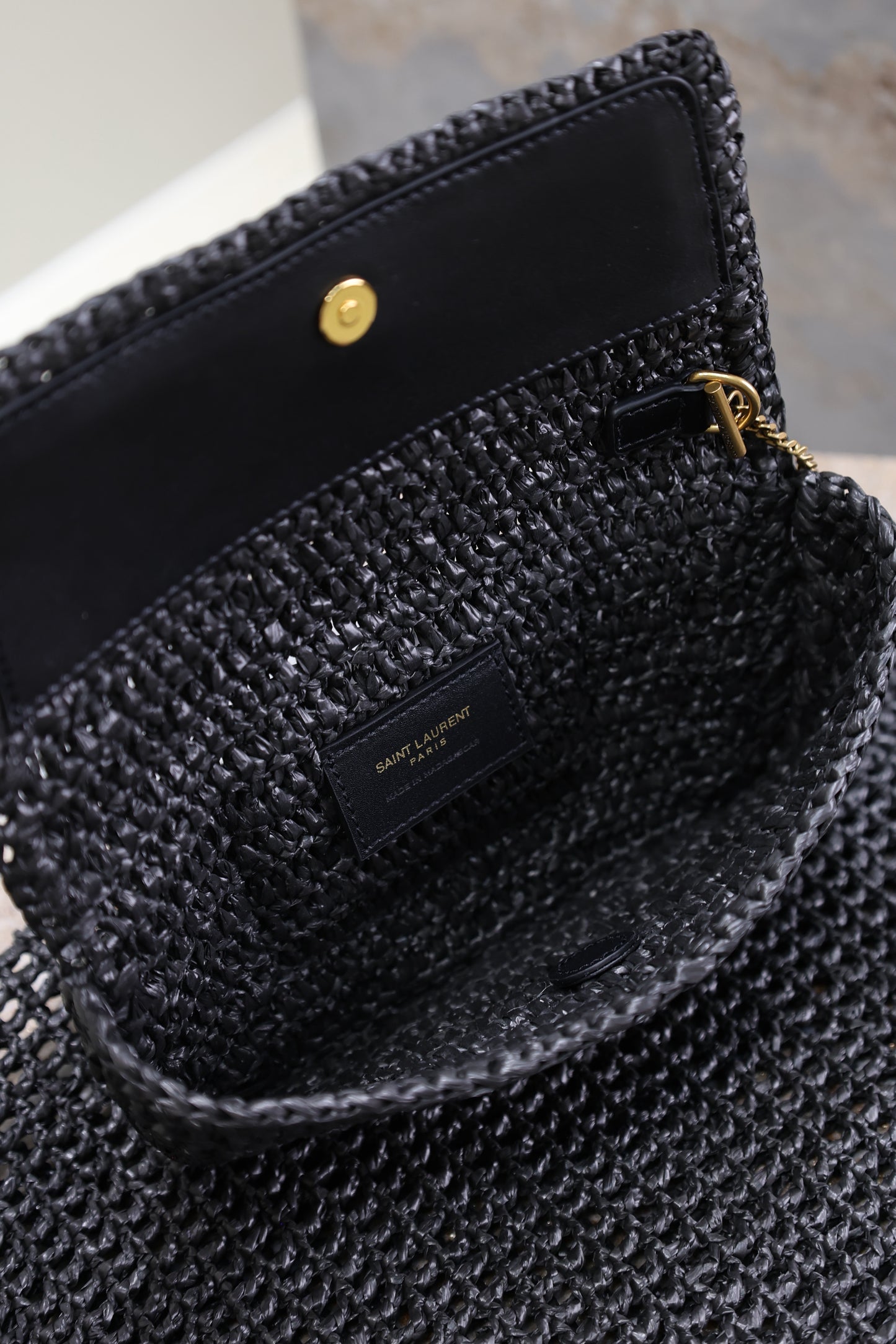 SL ICARE IN RAFFIA BAG