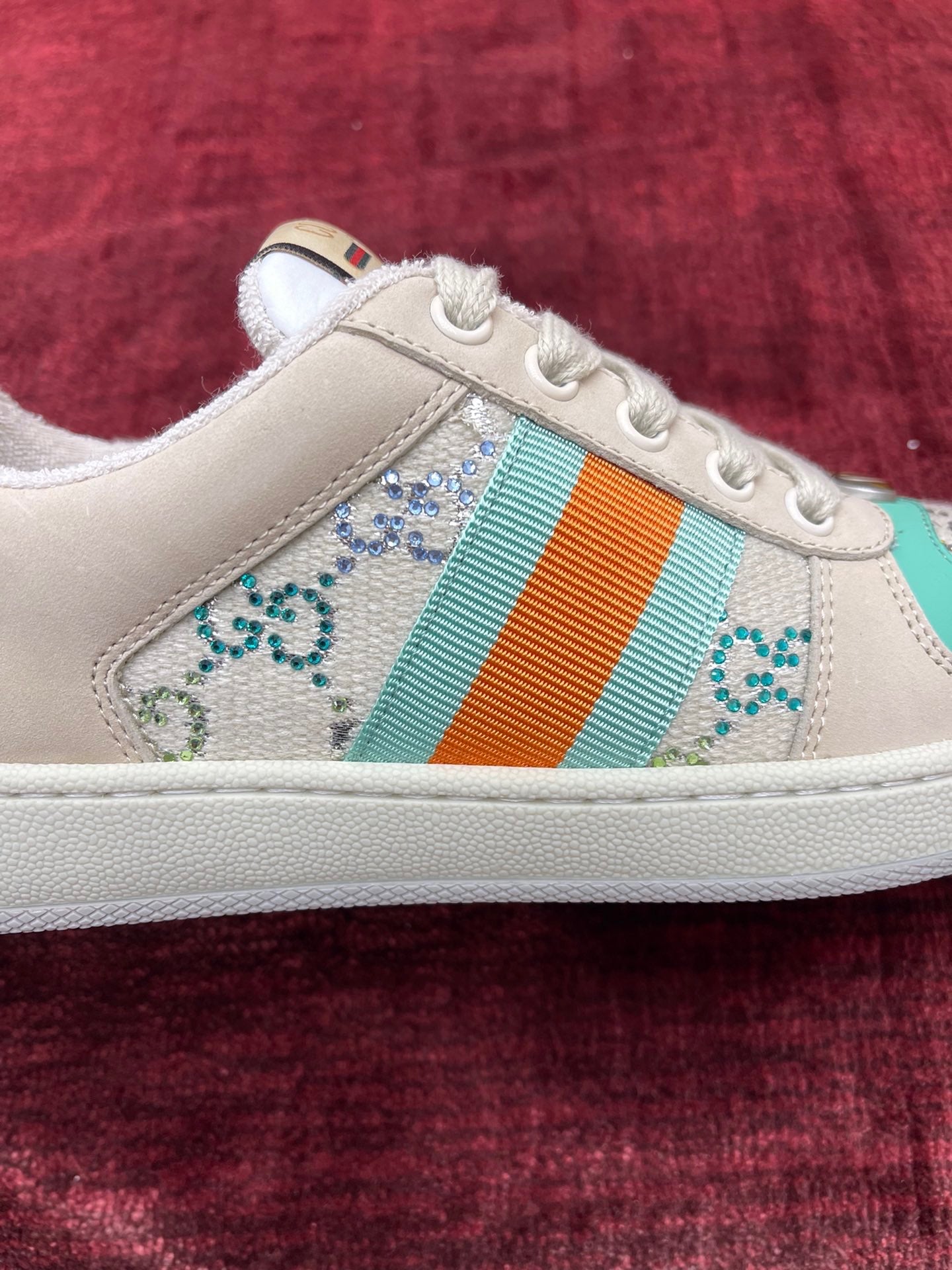 GG SCREENER LEATHER SNEAKERS