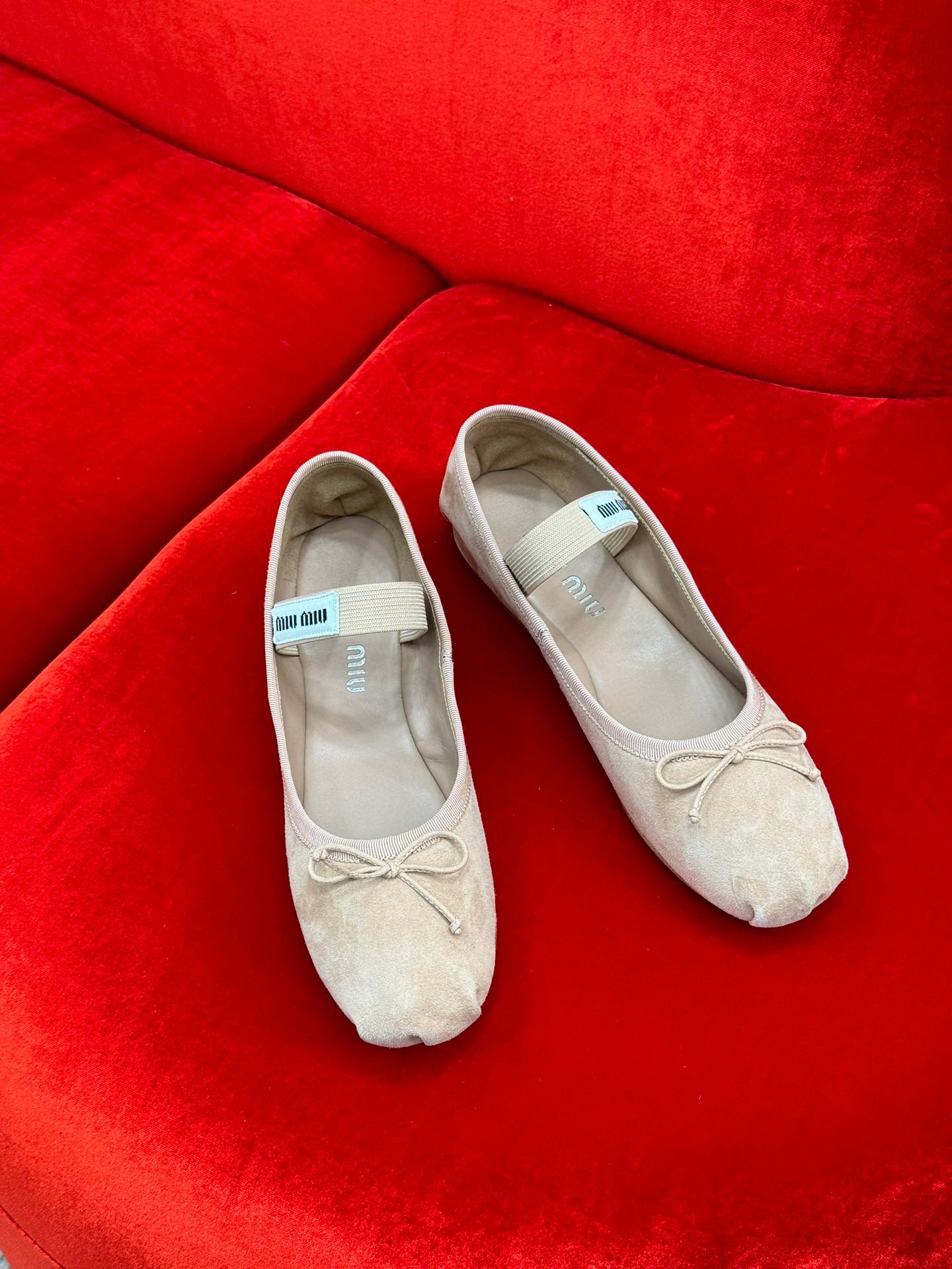 MIU M BALLERINA FLATS