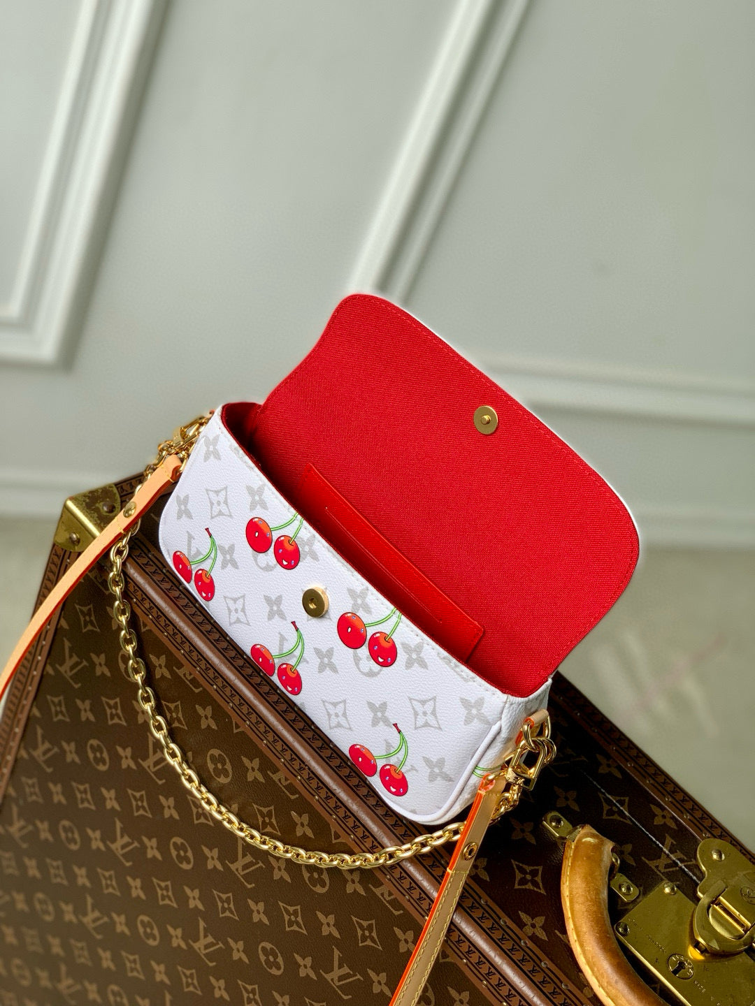 LOU x MURAKAMI IVY WALLET ON CHAIN BAG