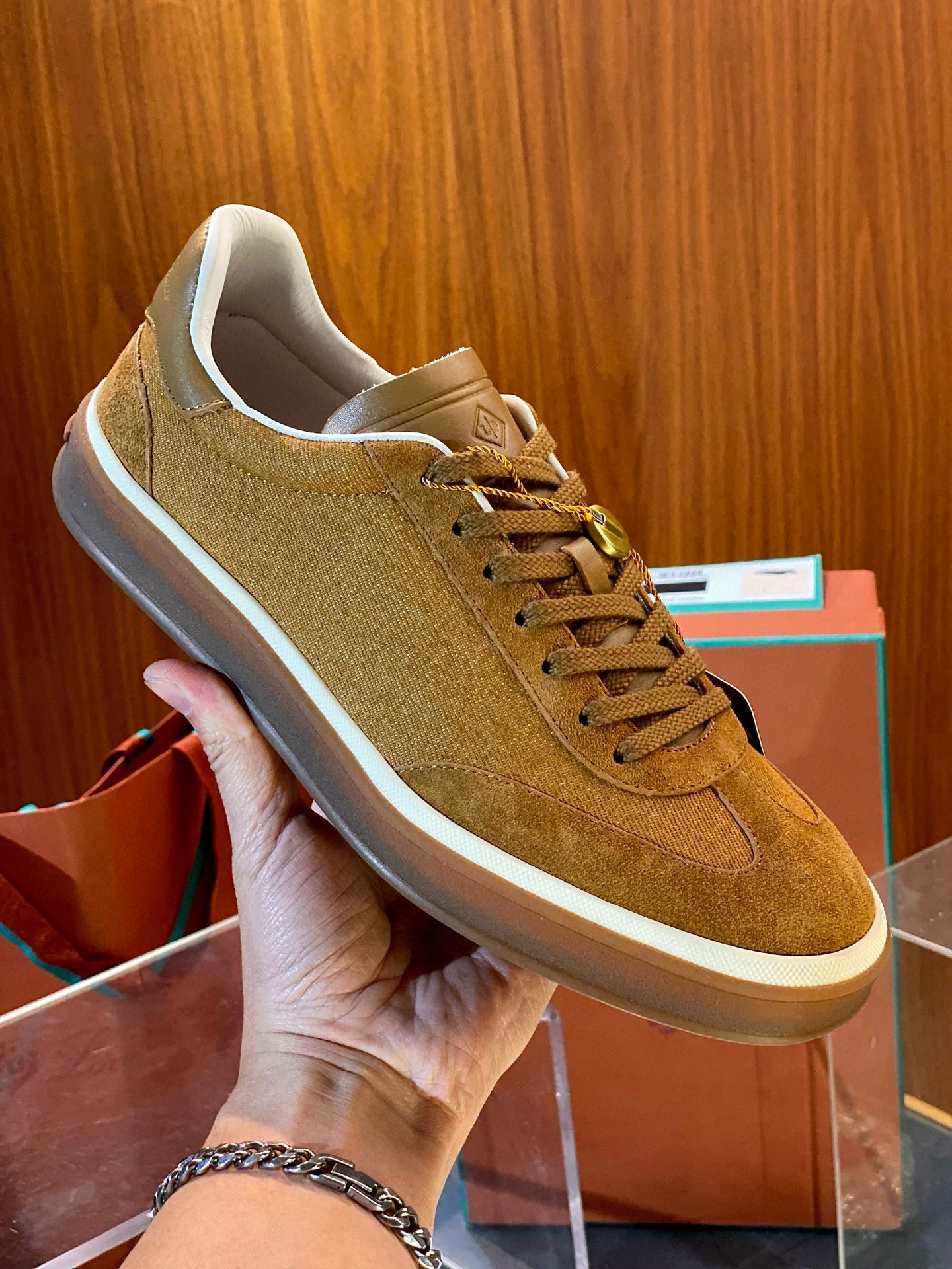 LORO P TENNIS WALK TRAINERS