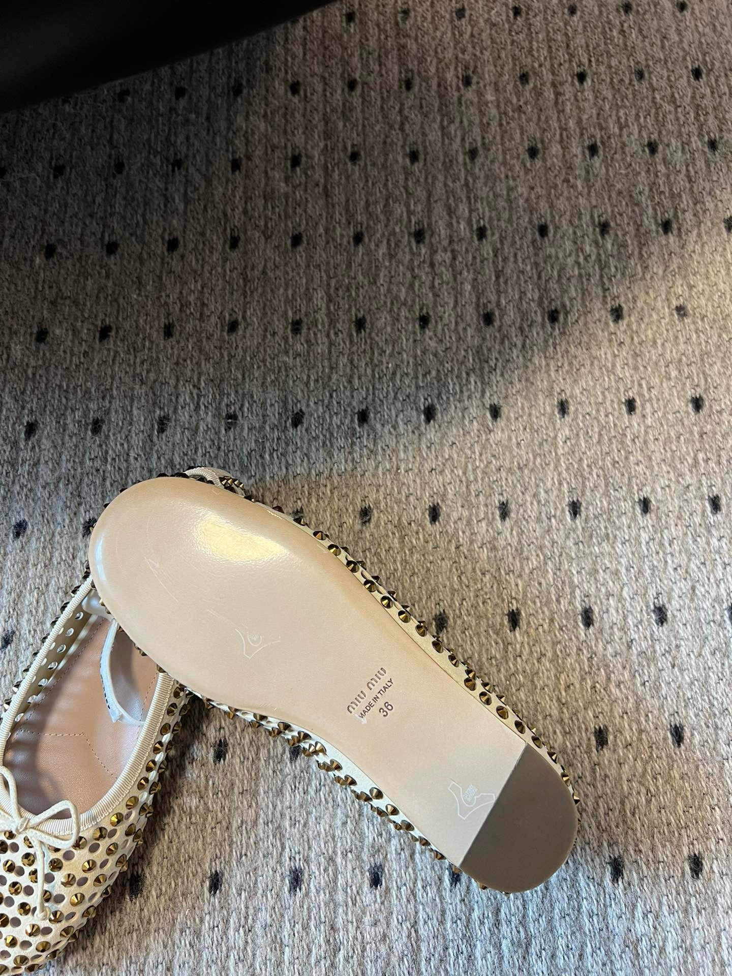 MIU M BALLET FLATS