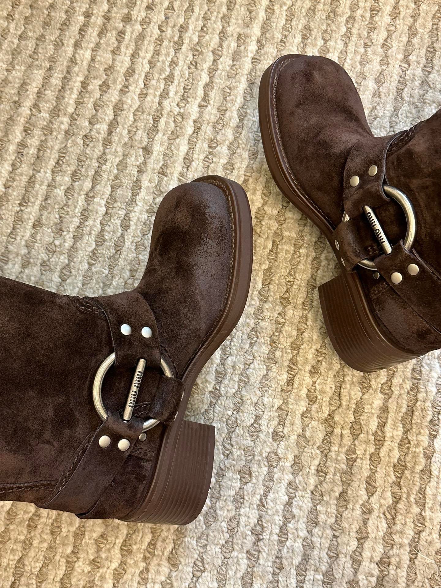 MIU M BOOTS