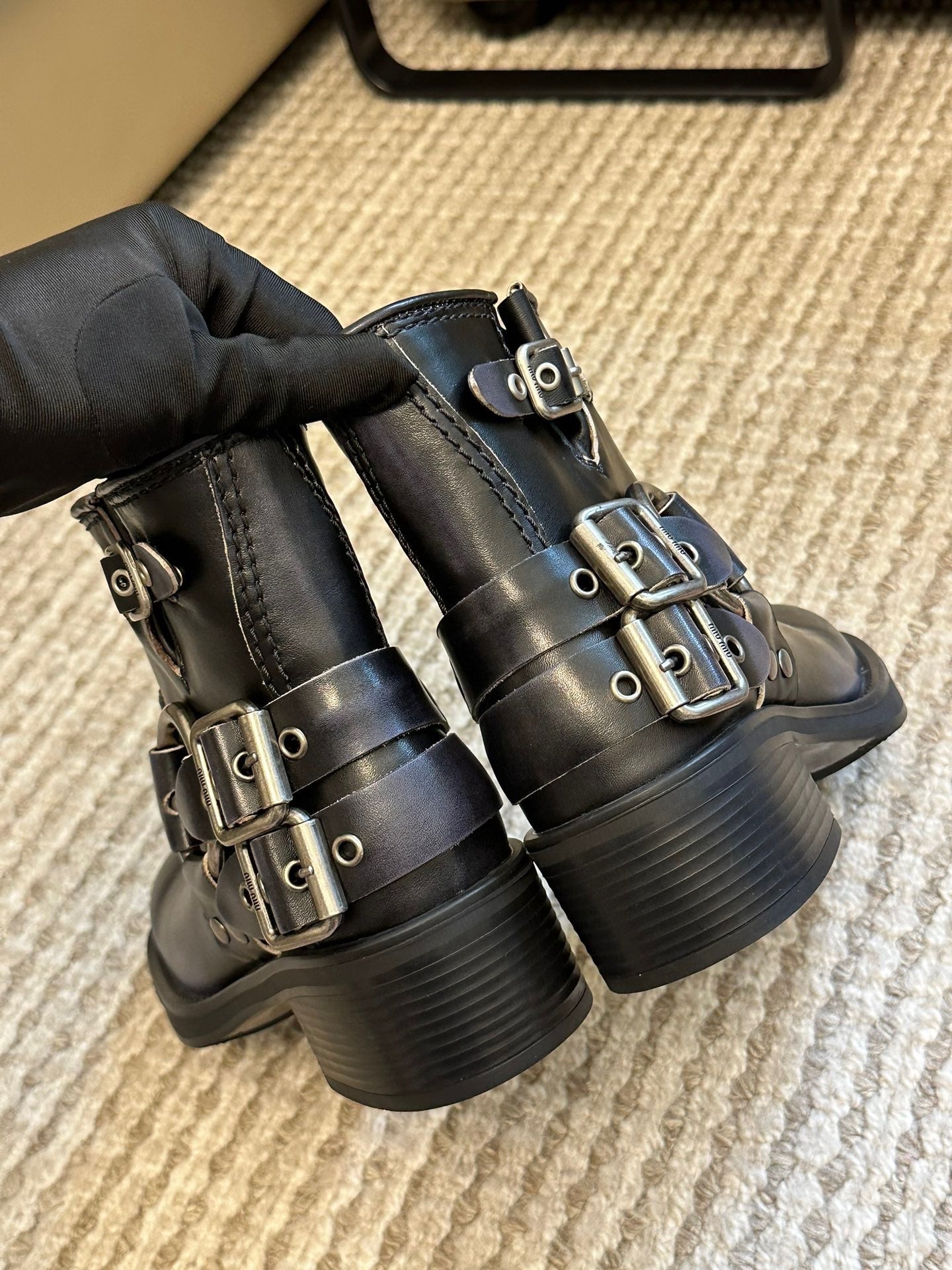 MIU M BOOTS